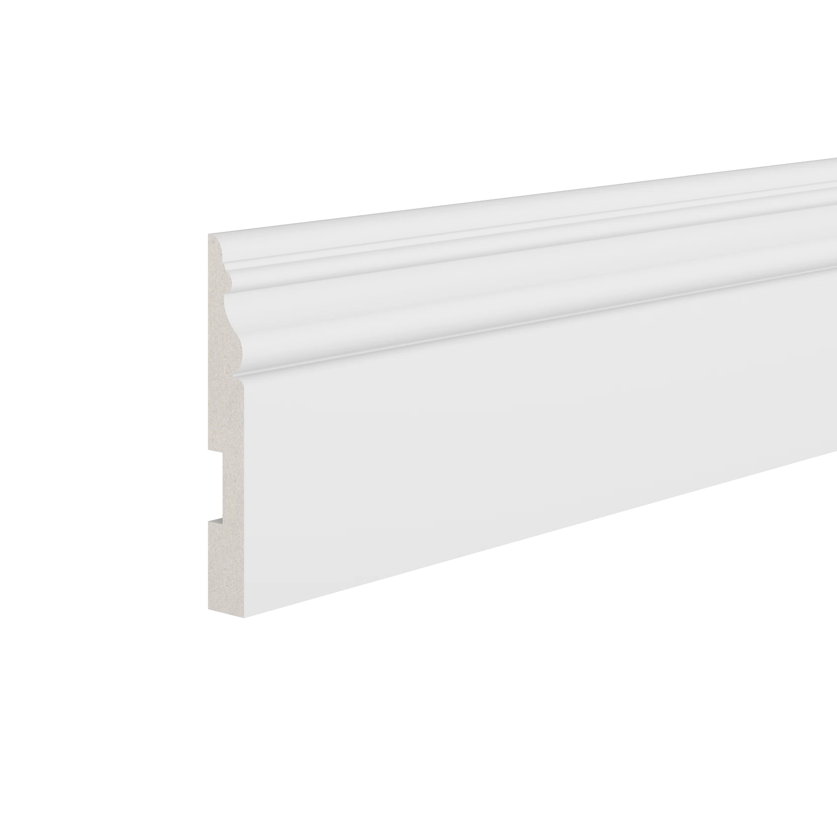 Изображение товара Плинтус Ultrawood Base арт. 5271 i — экологичный, готовый к покраске ЛДФ-плинтус 2000 мм