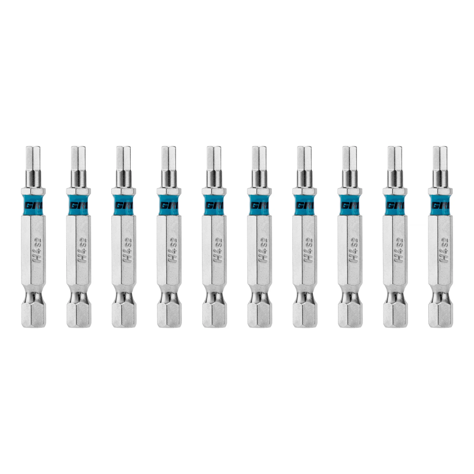 Изображение товара Набор бит HEX 4х50мм из стали S2, 10 шт, Gross