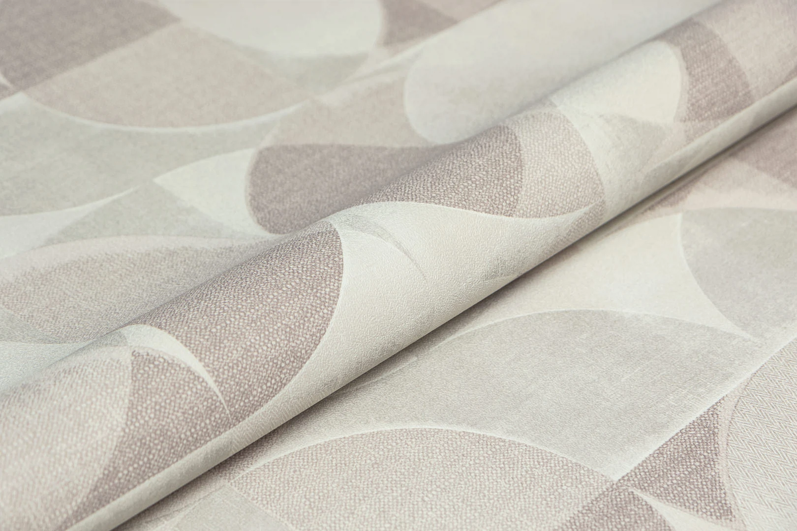 Изображение товара Обои виниловые Kerama Marazzi  Шафран мотив, бежевый, круги, арт. KM8512