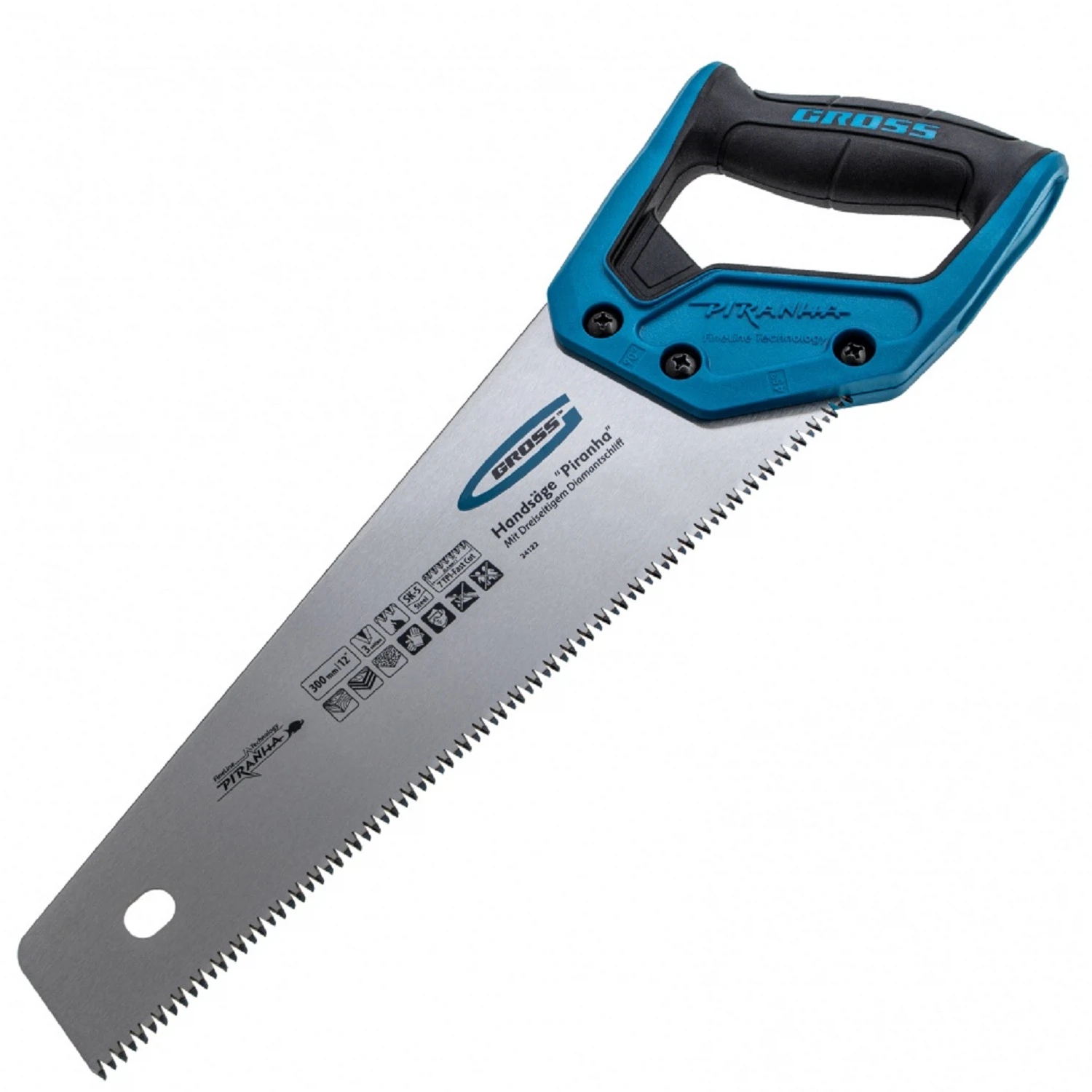 Изображение товара Ножовка по дереву PIRANHA 300 мм 7 TPI 3D-заточка двукомп. рукоятка