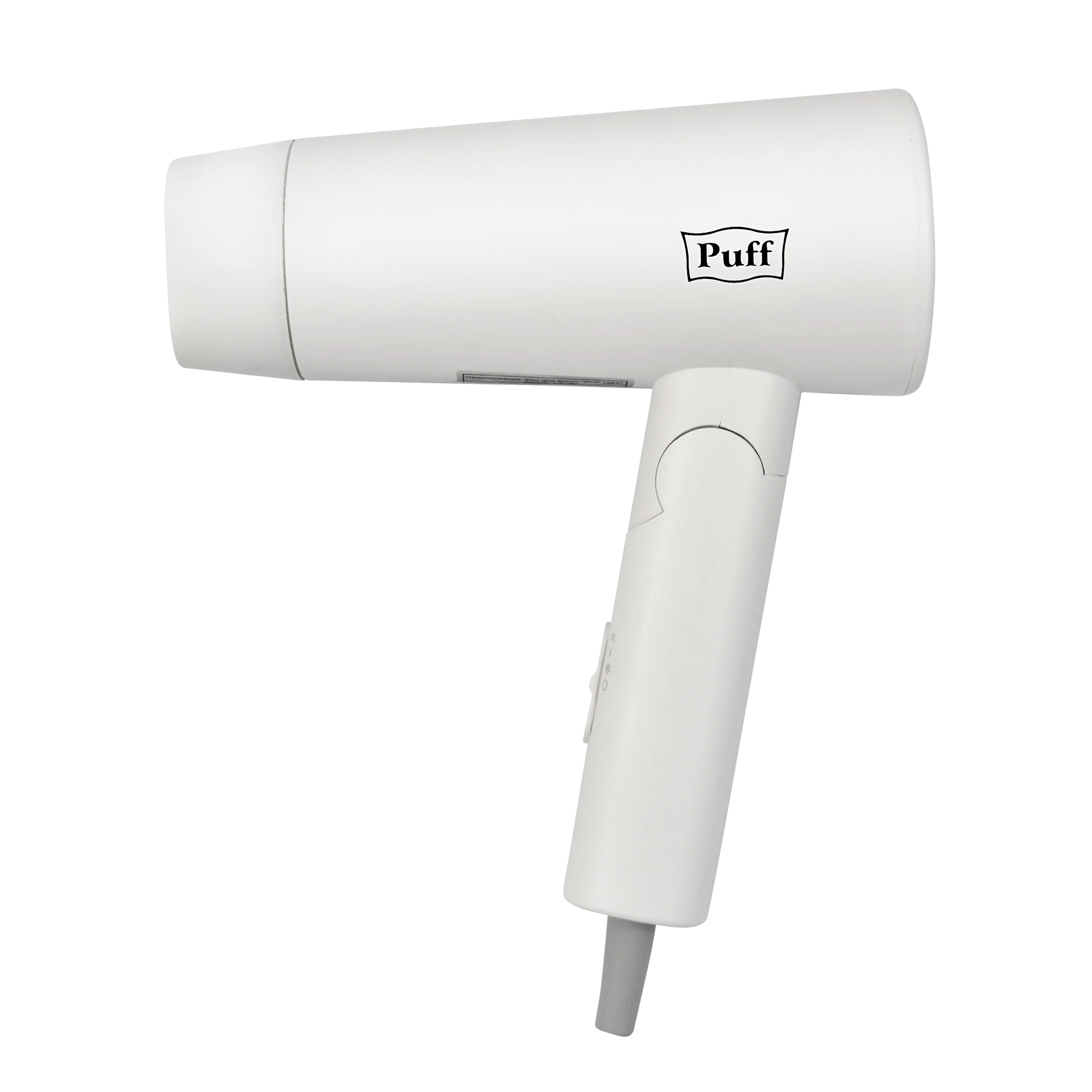 Изображение товара Фен для волос Puff-1301 с мощностью 1300 Вт и тремя режимами