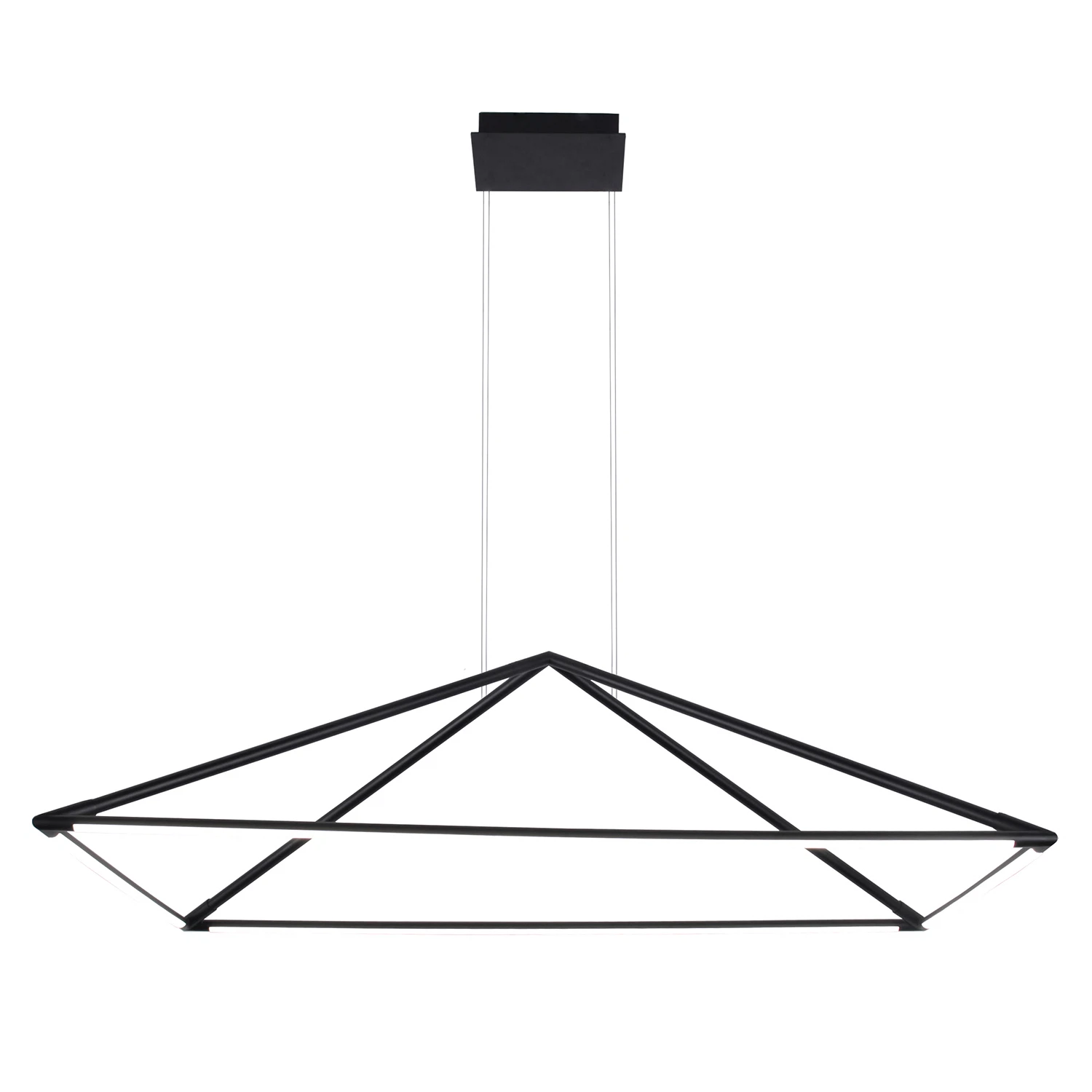 Изображение товара 4573-2P, подвесная люстра, L1200xW800xH1880, LEDx52W, 3380LM, 4000K, included