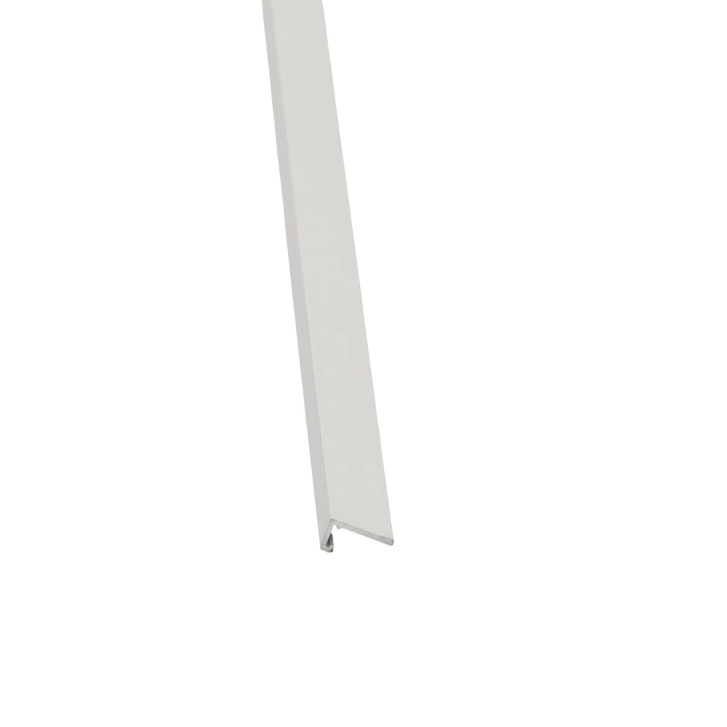 Изображение товара Алюминиевый микроплинтус белого цвета модель НЕПЛИНТУС 2700 мм