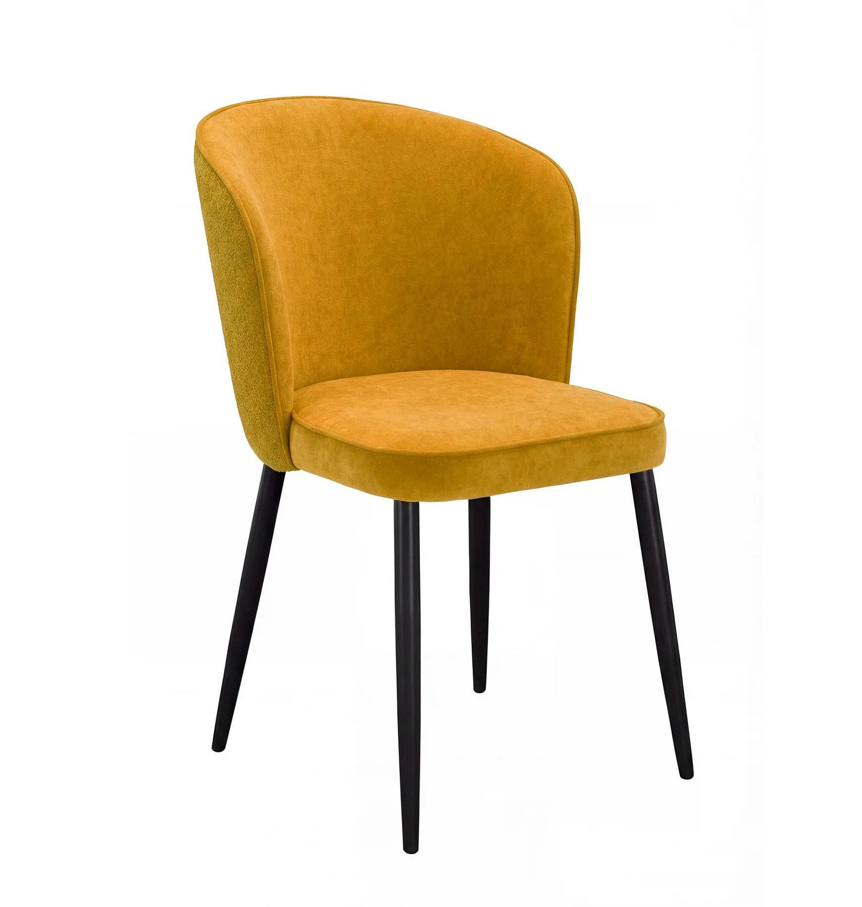 Изображение товара Стул DikLine 347 P08/L07 горчица, ножки черные
