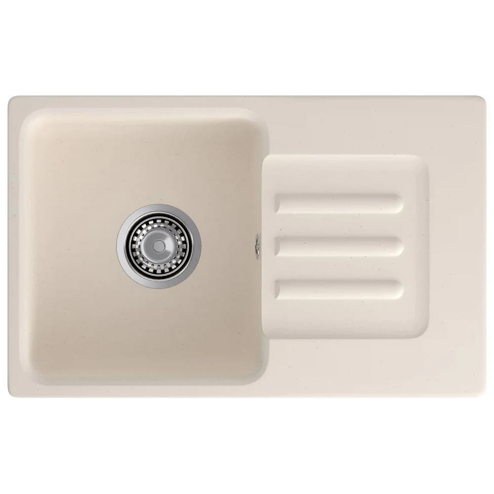 Изображение товара Кухонная мойка GranFest SMART 680L, белый, искусственный мрамор