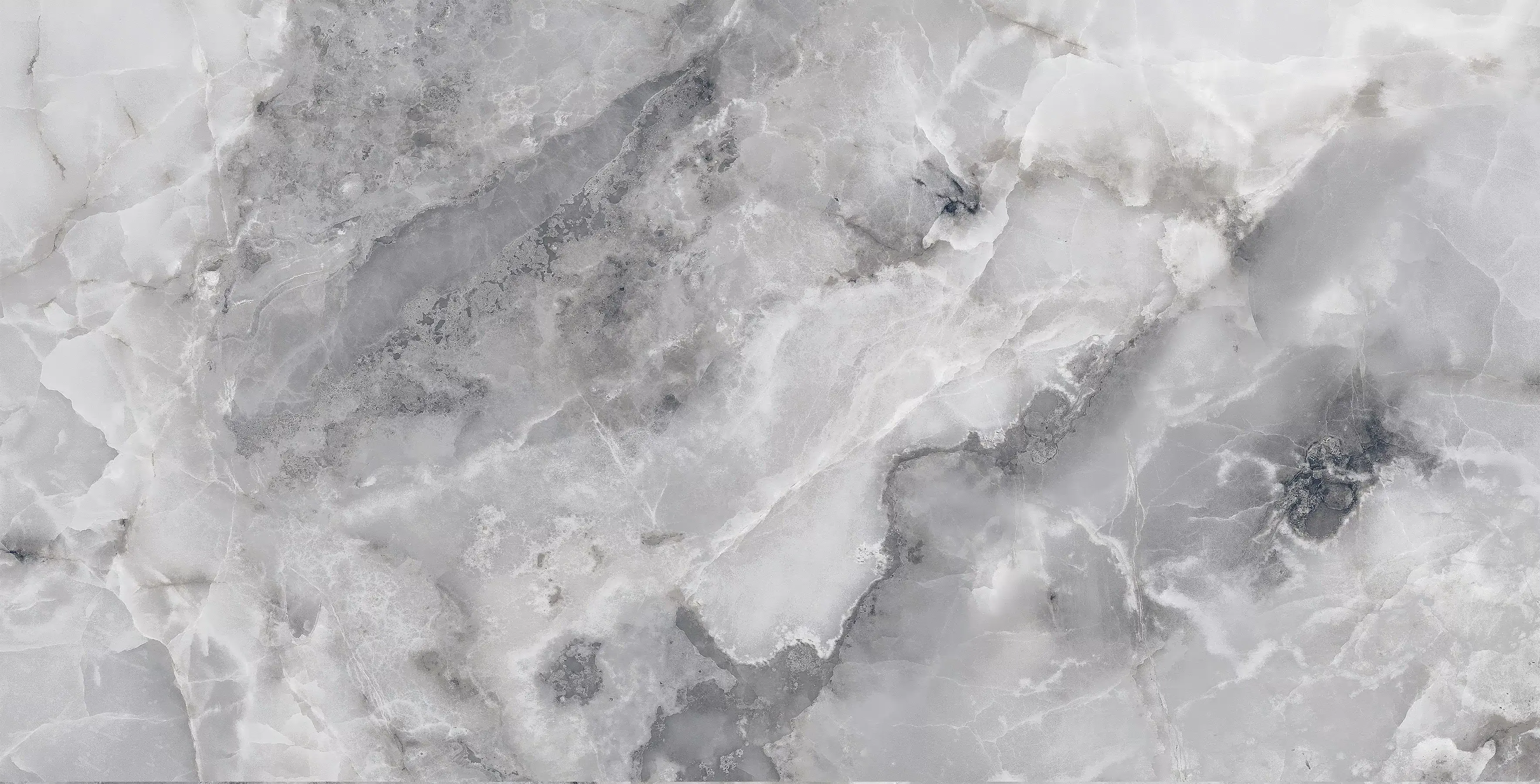 Изображение товара Керамогранит INVISIBLE ONYX GREY 60x120 глянцевый из Индии для пола и стен