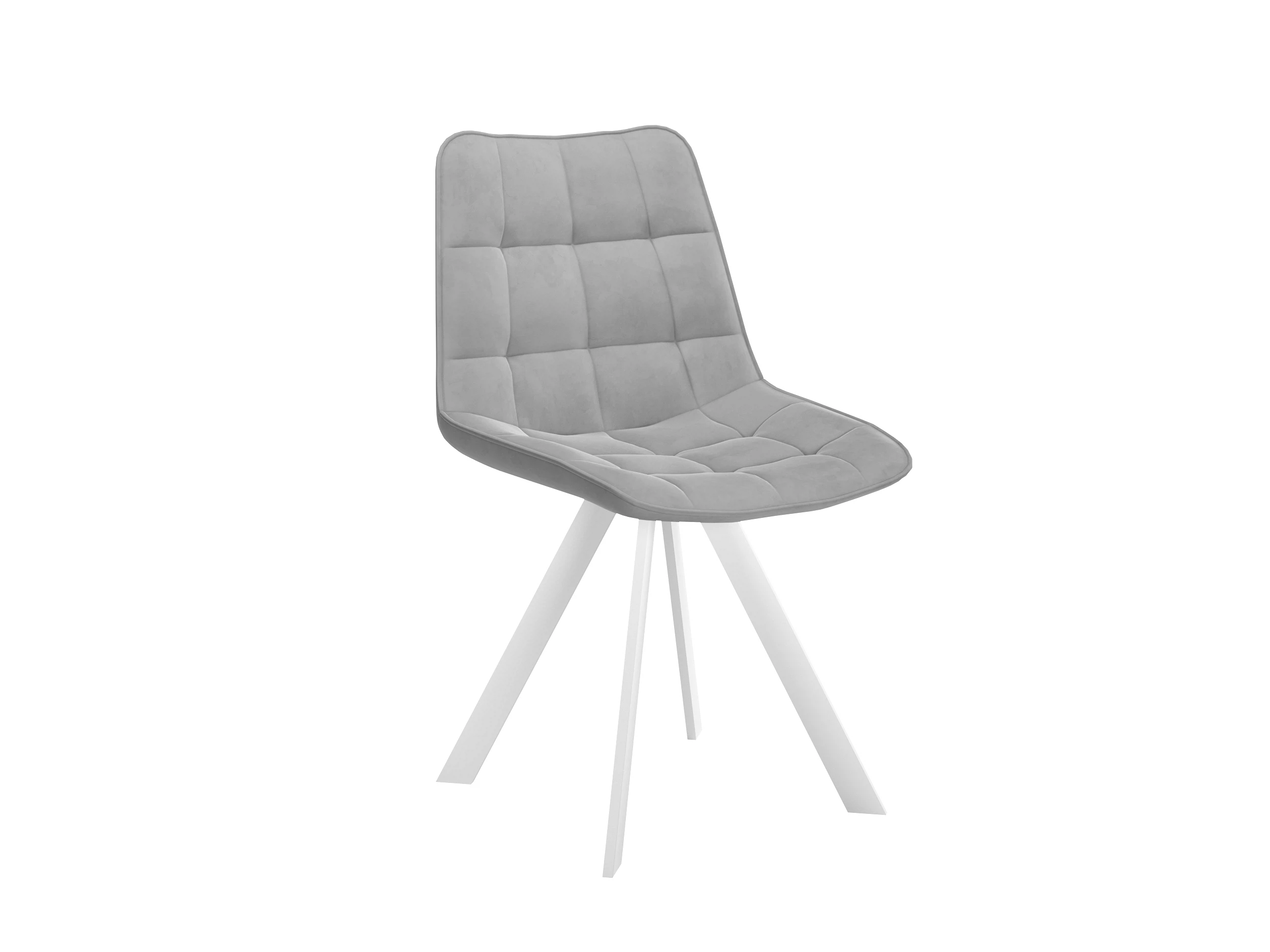 Изображение товара Стул DikLine 229 поворотный, B22 GREY, ножки белые