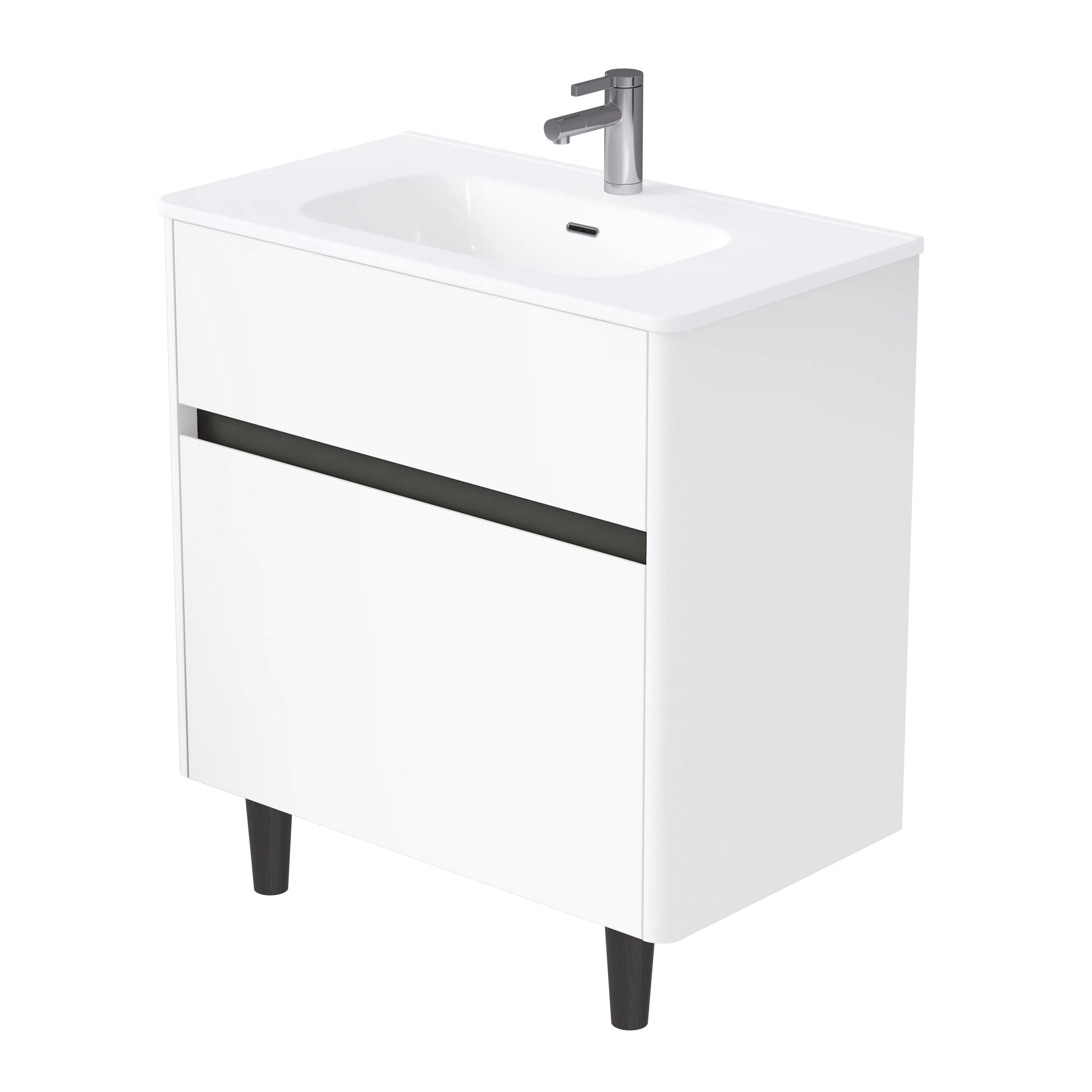 Изображение товара Тумба Mona 80Н 800х870х453 белая для ванной