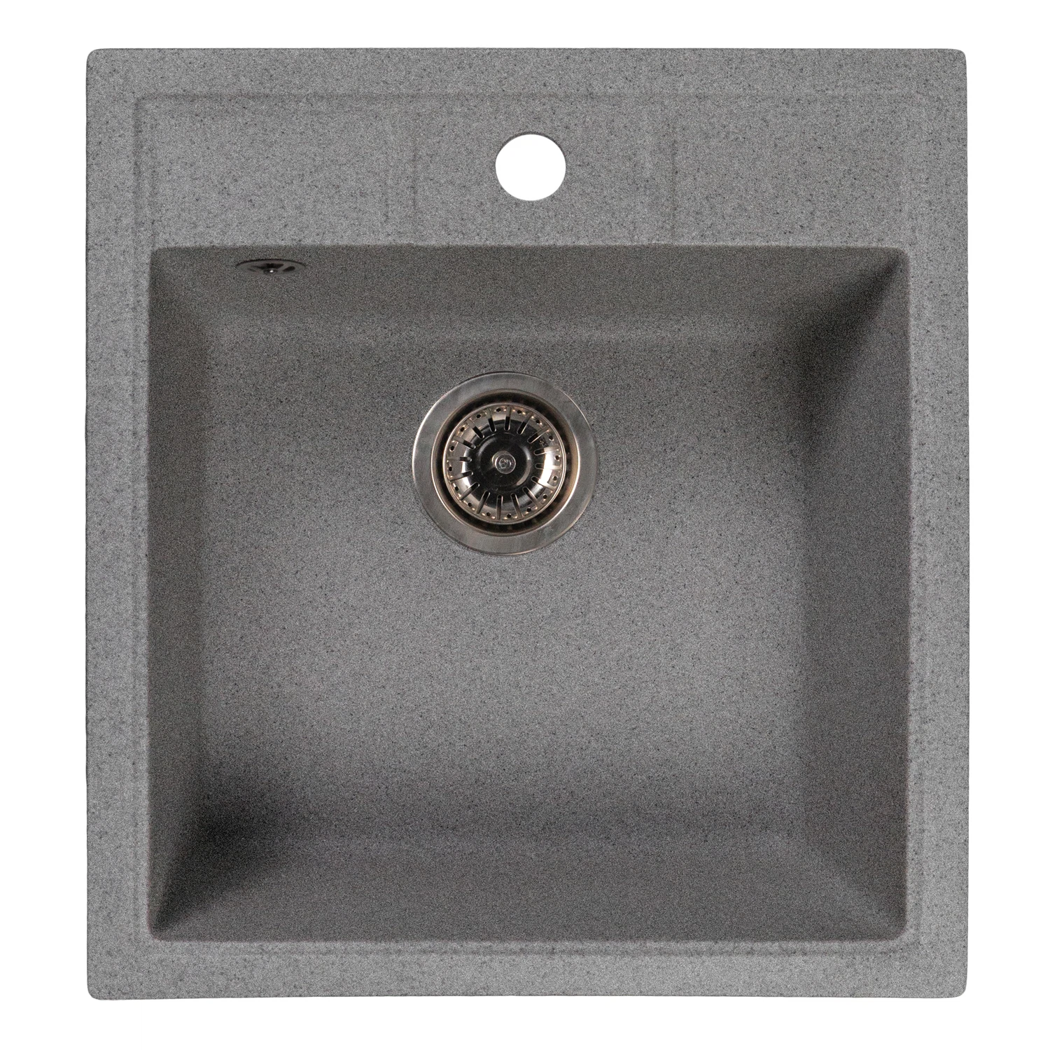 Изображение товара Мойка кухонная из искусственного мрамора ML-GMS110 СТАНДАРТ, прямоугольная, тёмно-серая