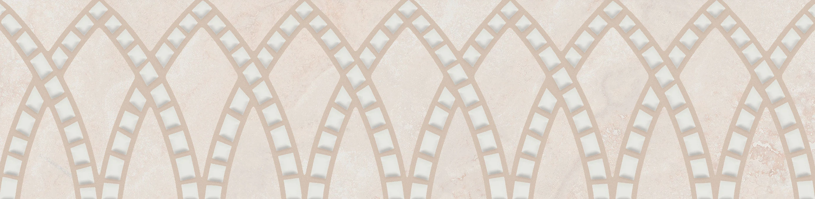 Изображение товара Бордюр керамический Литос бежевый 30x7,2x0,9 матовый для стен