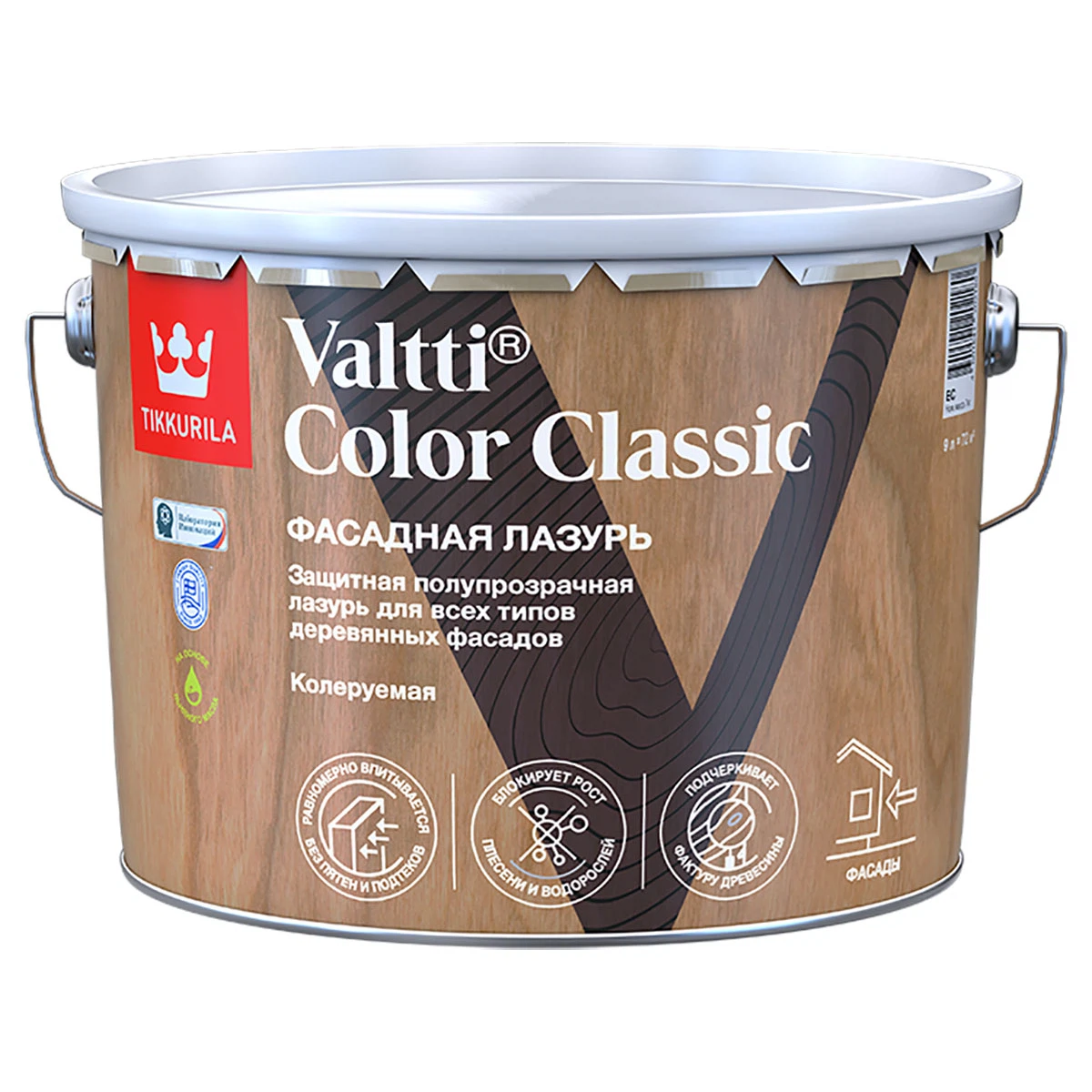 Изображение товара Лазурь фасадная TIKKURILA VALTTI COLOR CLASSIC 9 л матовая