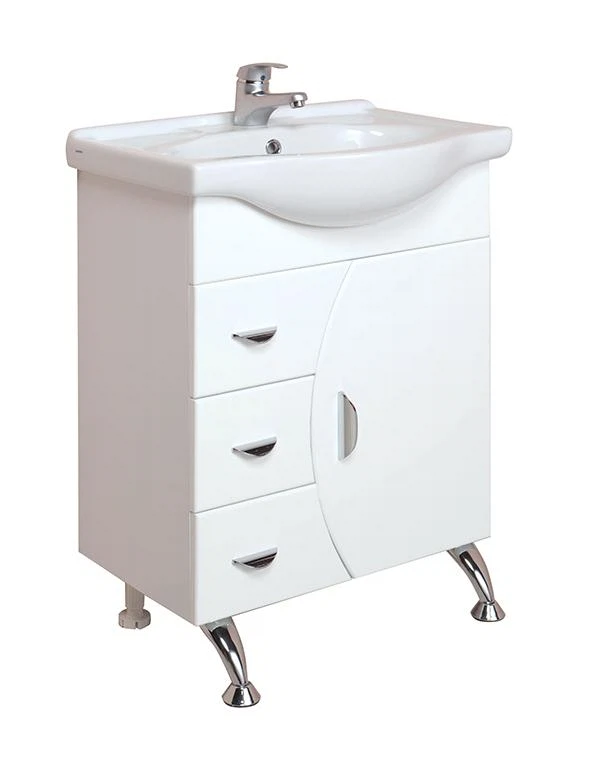 Изображение товара Тумба Onika Луна 60 напольная белая для ванной комнаты