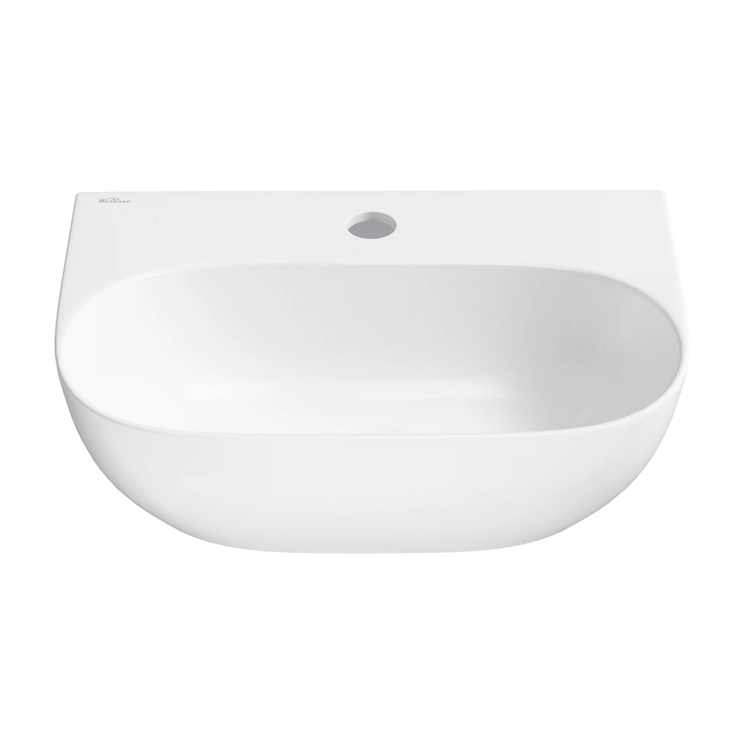 Изображение товара Настенная или накладная раковина Wellsee WC Area 42x29 см белая для ванной