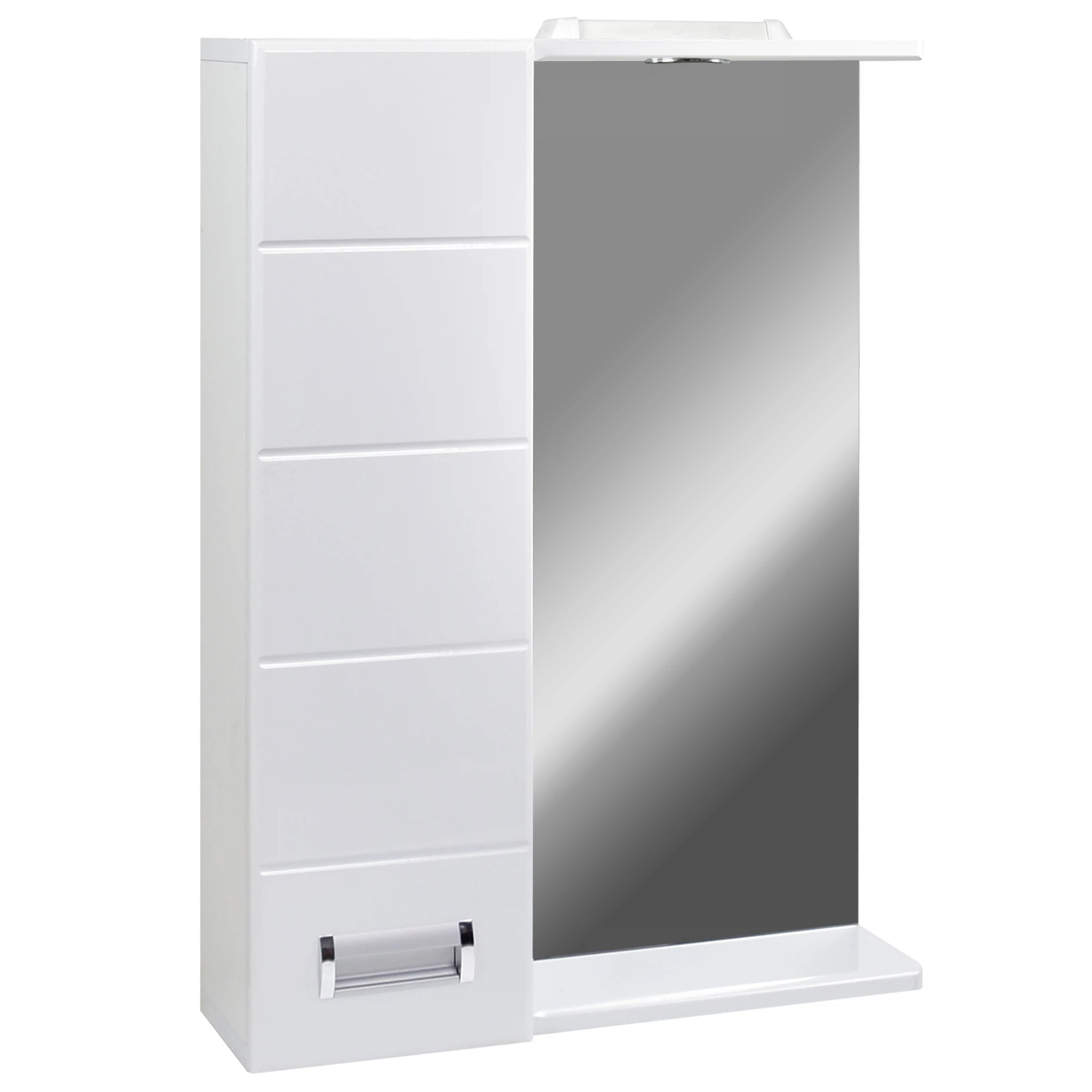 Изображение товара Зеркало со шкафом Вега 50 с подсветкой, белый DORATIZ 2711.064