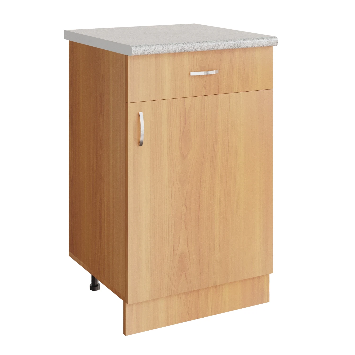 Изображение товара Разделочный стол из ЛДСП 50 см ольха с регулируемыми ножками