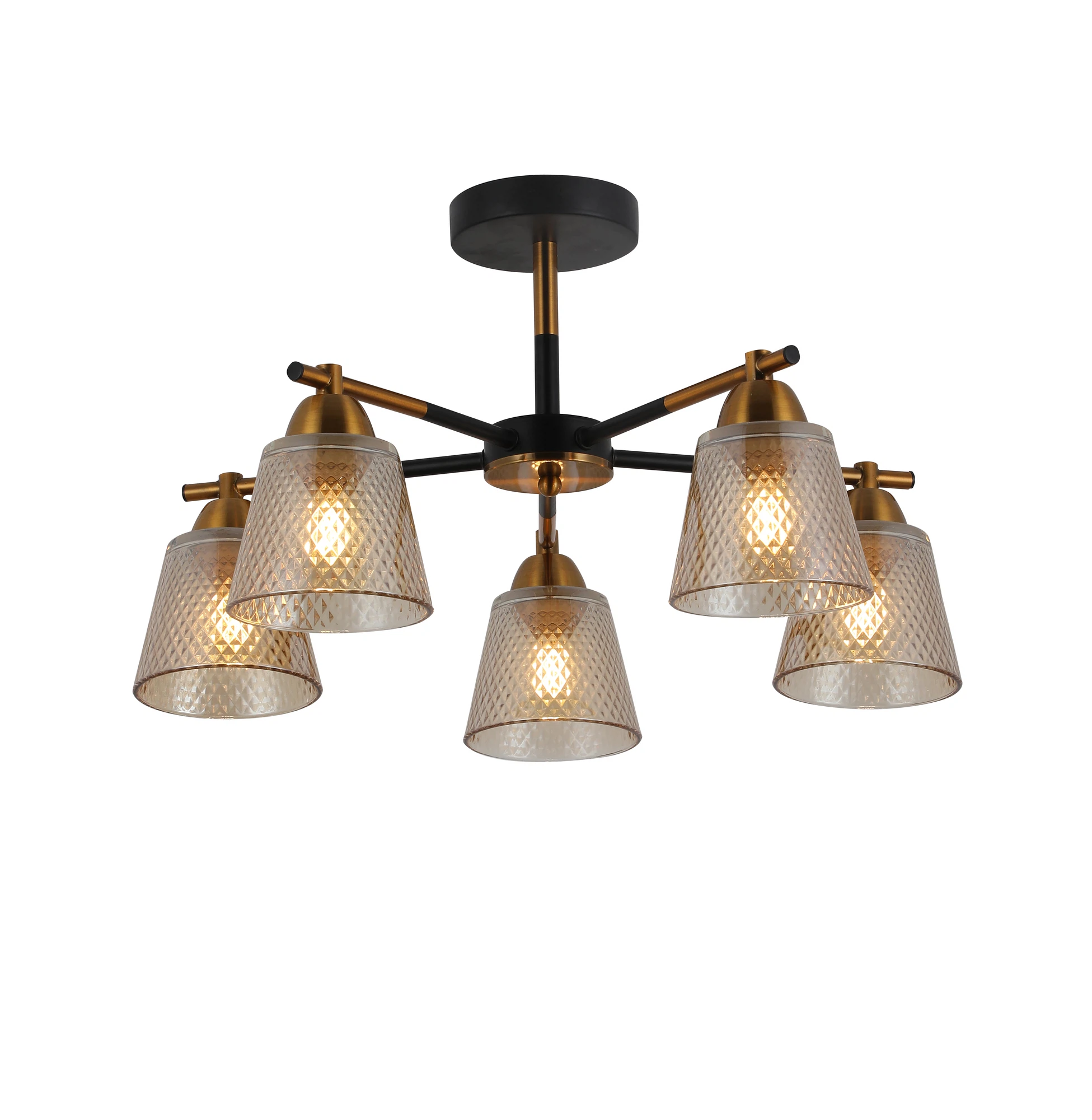Изображение товара Люстра Freya FR4015PL-05BBZ потолочная на 5 ламп Modern Loft стиль