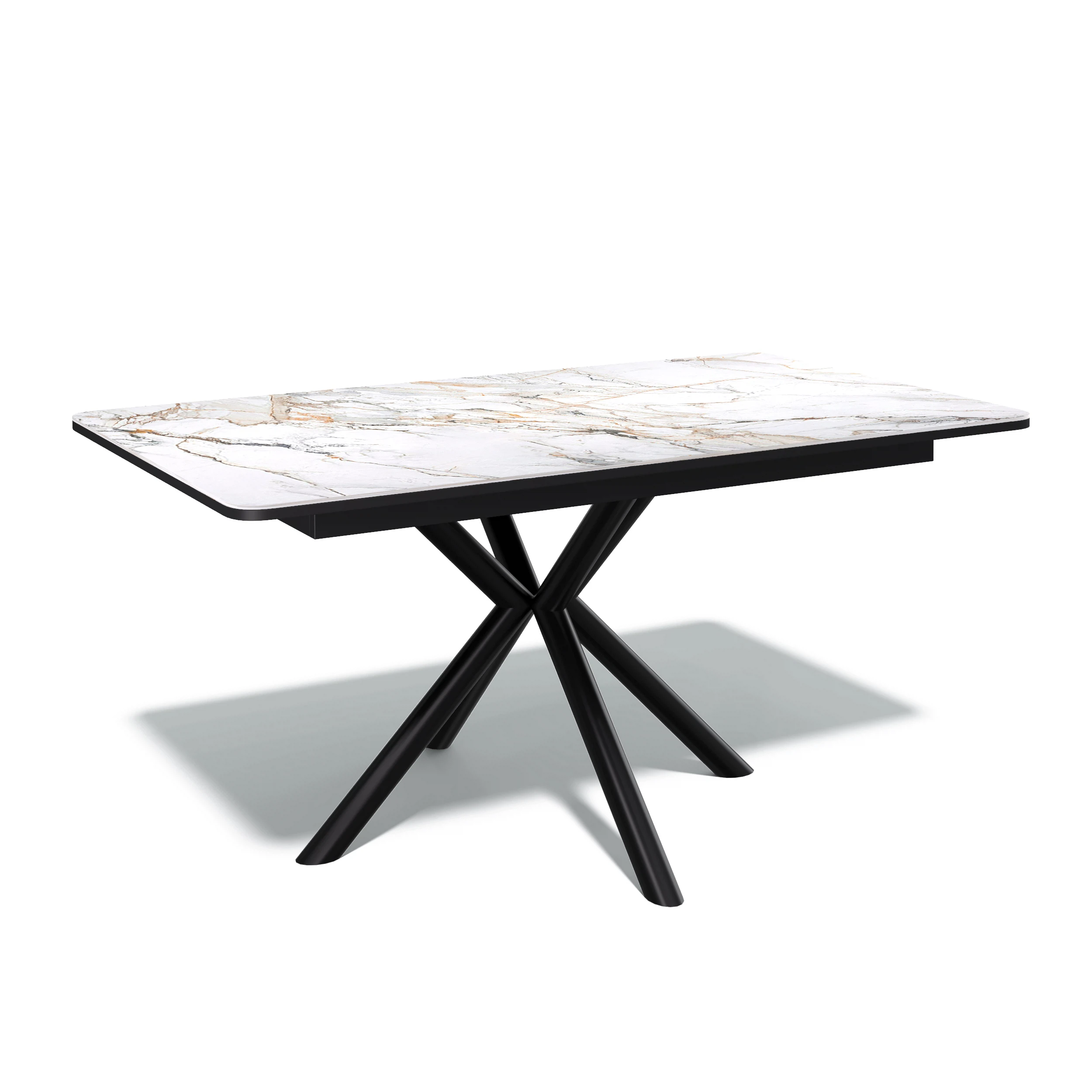 Изображение товара Стол обеденный KENNER DM Керамогранит бежевый 155 см.