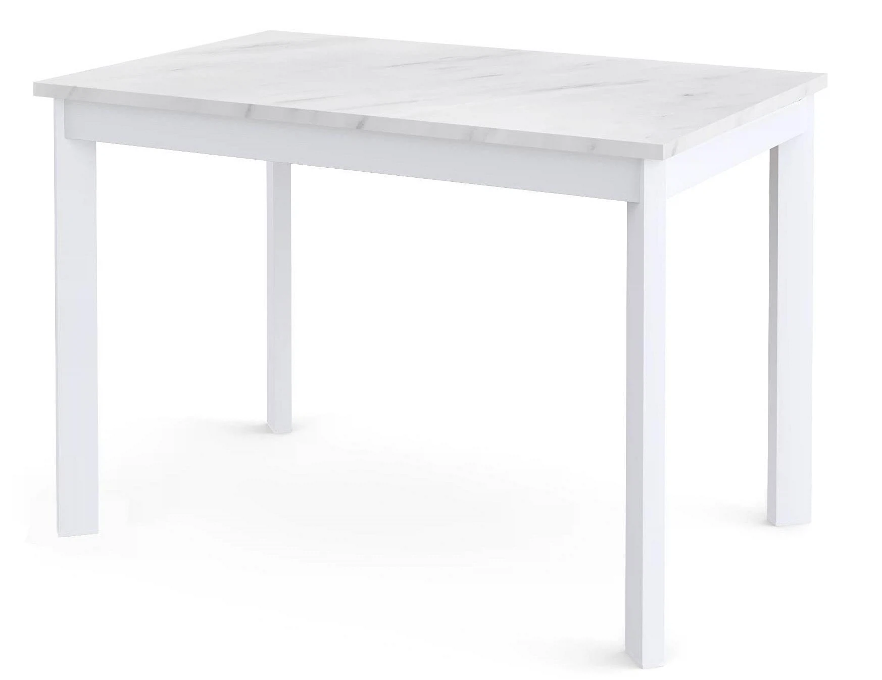 Изображение товара Обеденный стол Dikline L110 Мрамор белый с механизмом слайдер