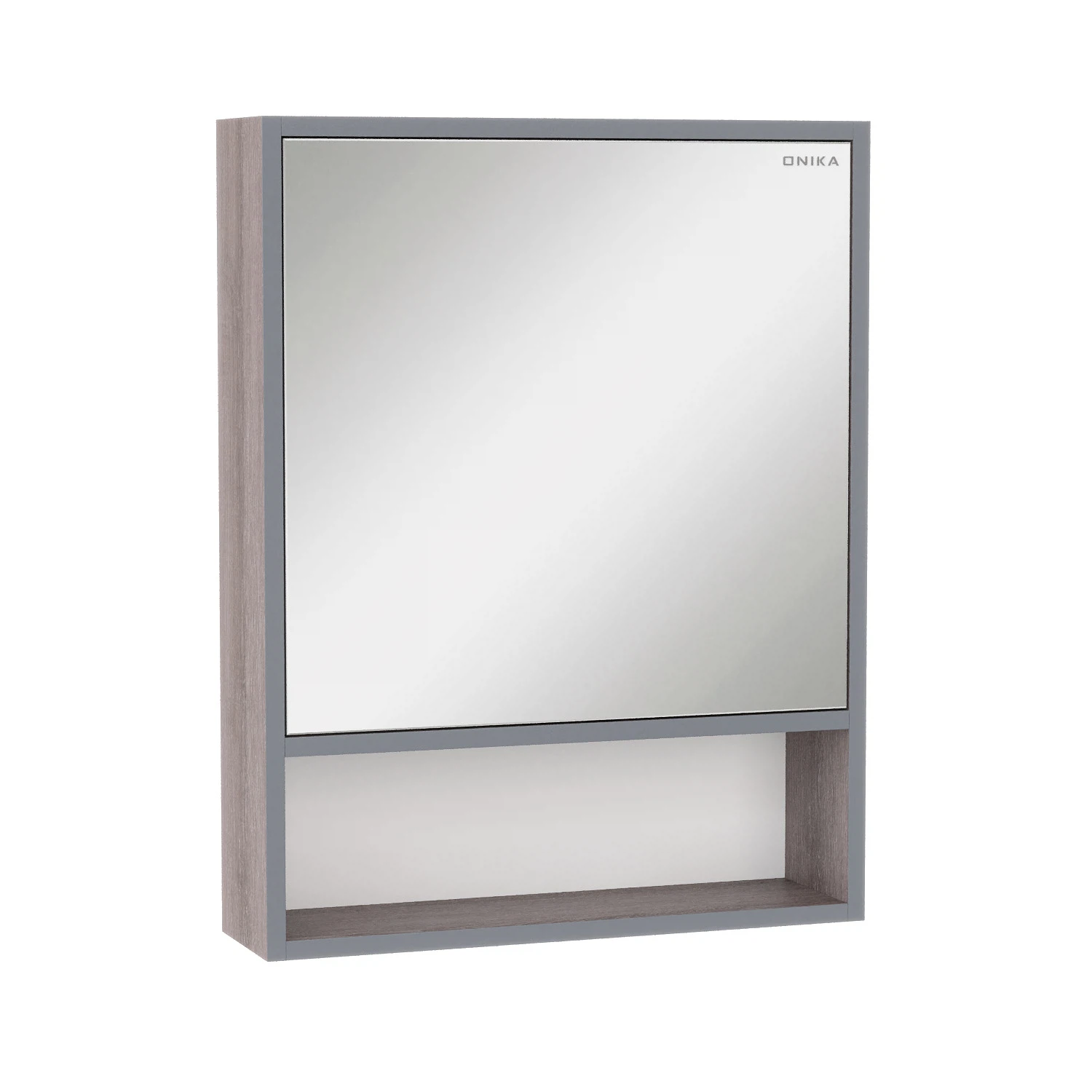 Изображение товара Зеркало-Шкаф ONIKA Натали 60 ясень таормина для ванной (справа)