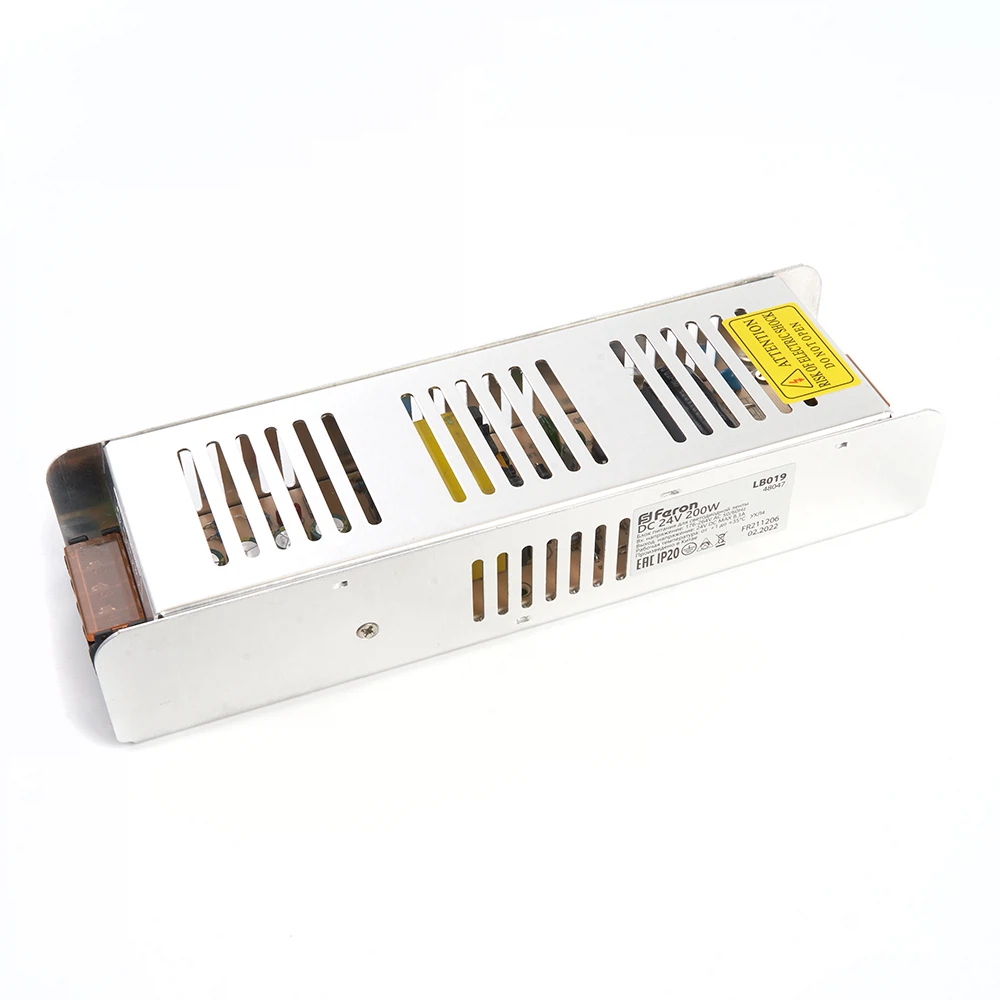 Изображение товара Трансформатор электронный для светодиодной ленты 200W 24V (драйвер), LB019