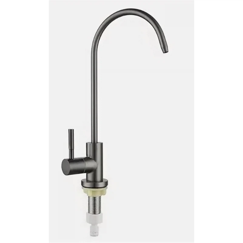 Изображение товара Смеситель для кухни Fmark F-SL-Q222 с краном для питьевой воды, графит