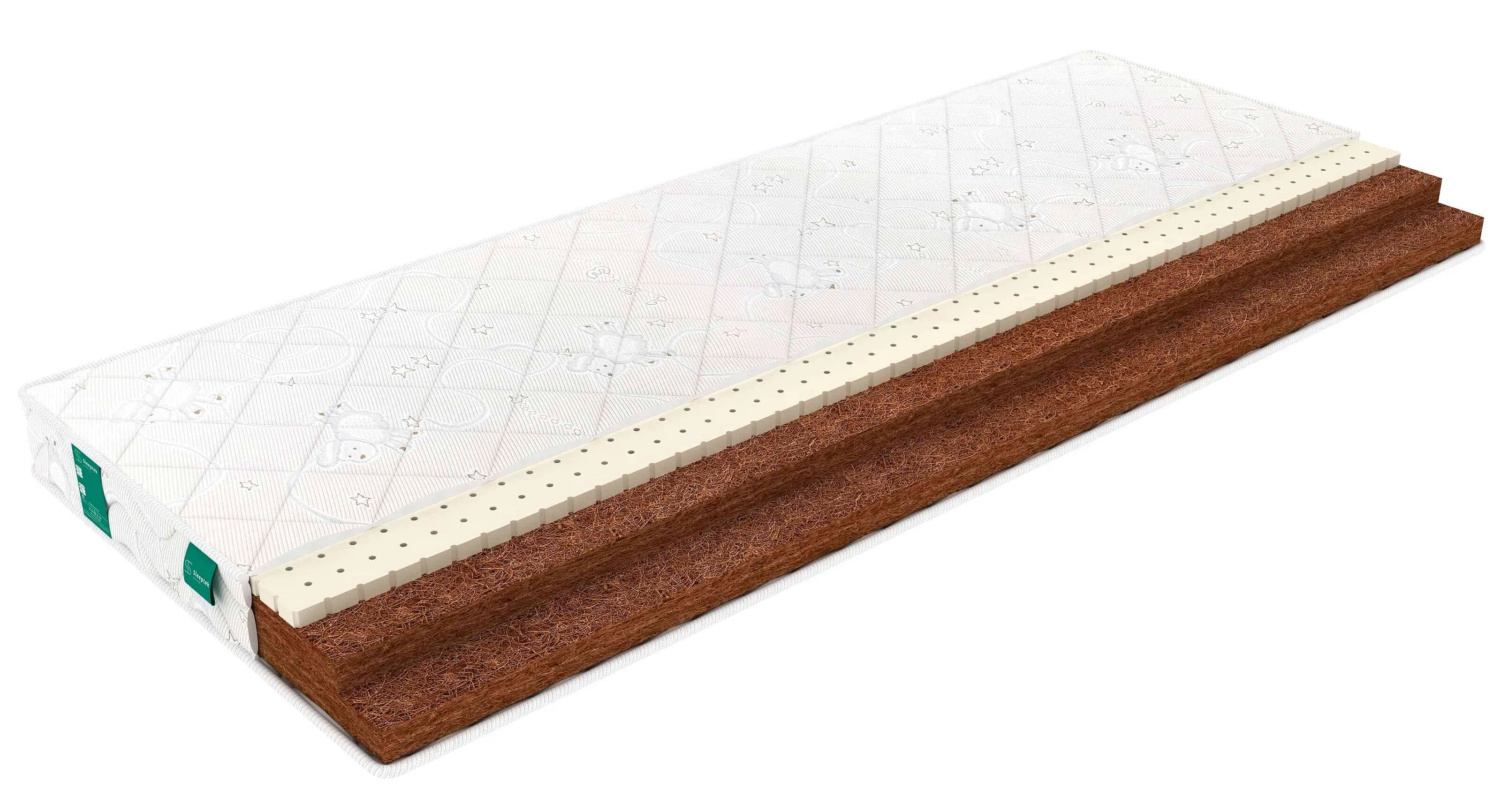 Изображение товара Детский ортопедический матрас Sleeptek Surprise SoftCocos 60х120 см