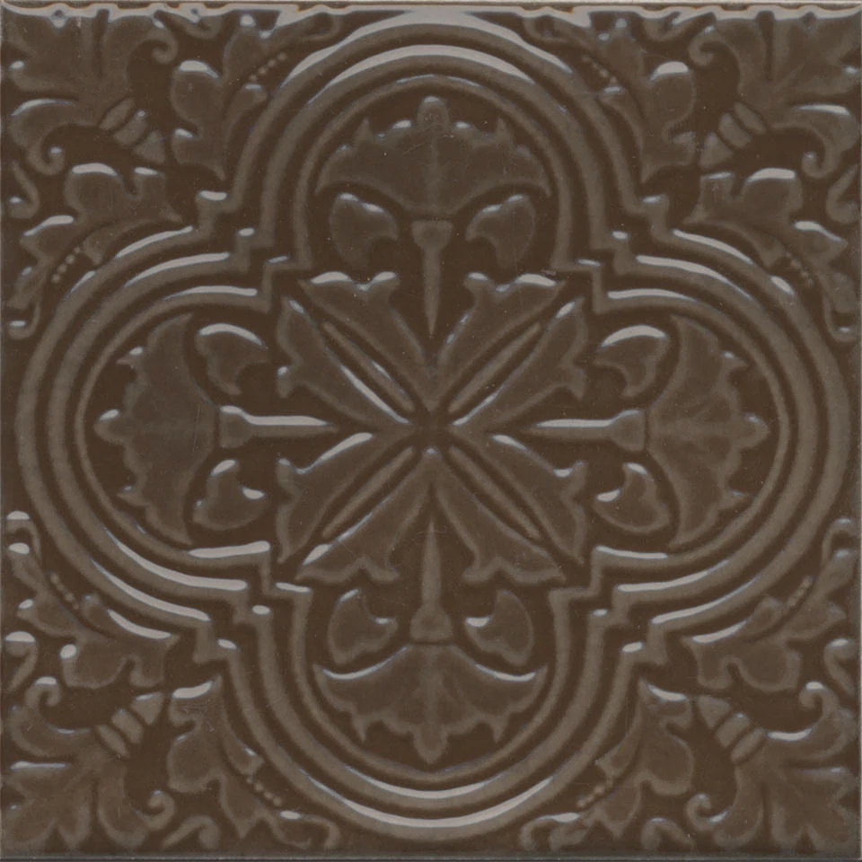 Изображение товара Декор керамический Фес коричневый глянцевый 15x15 см Kerama Marazzi