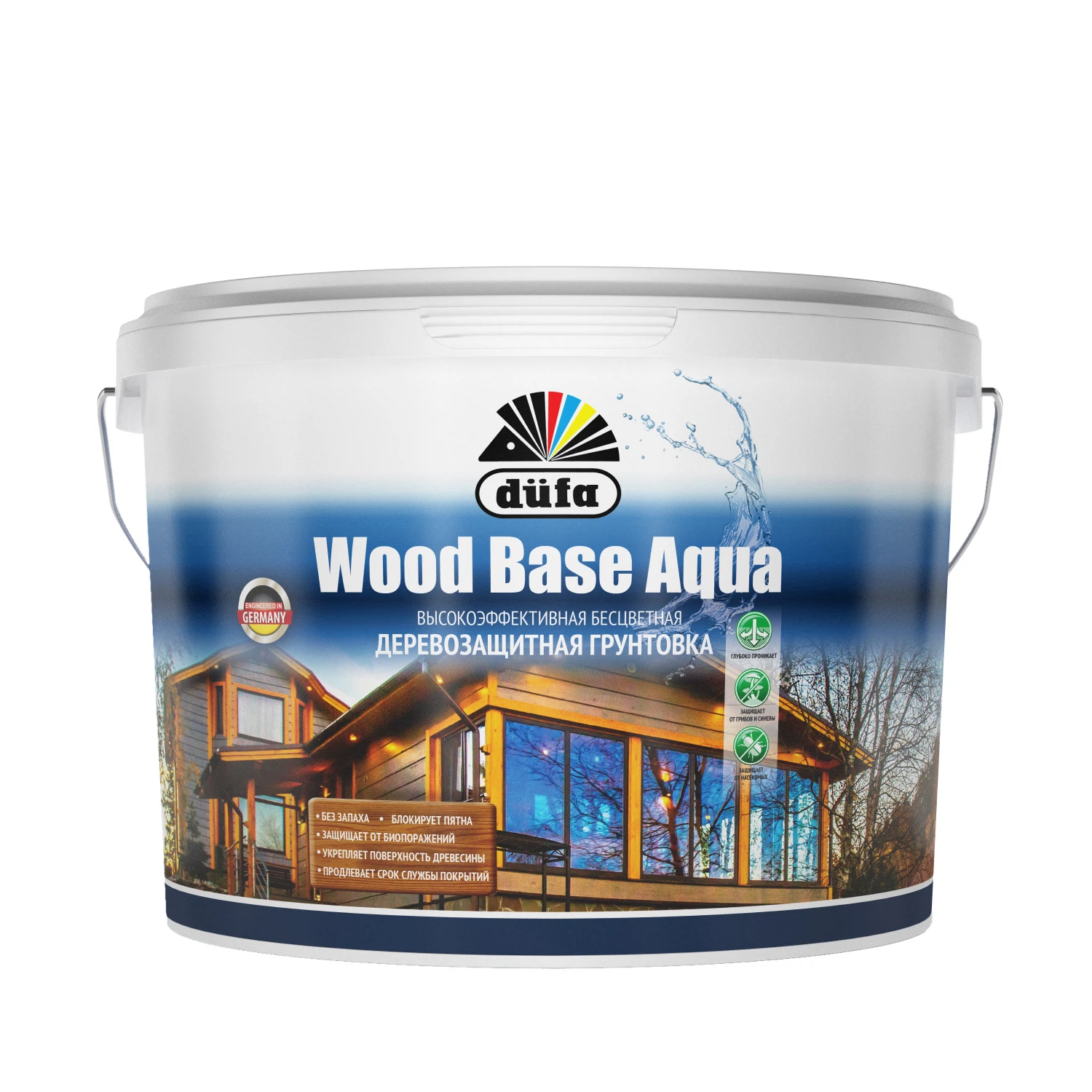 Изображение товара Грунт - антисептик DUFA Wood Base Aqua 9л
