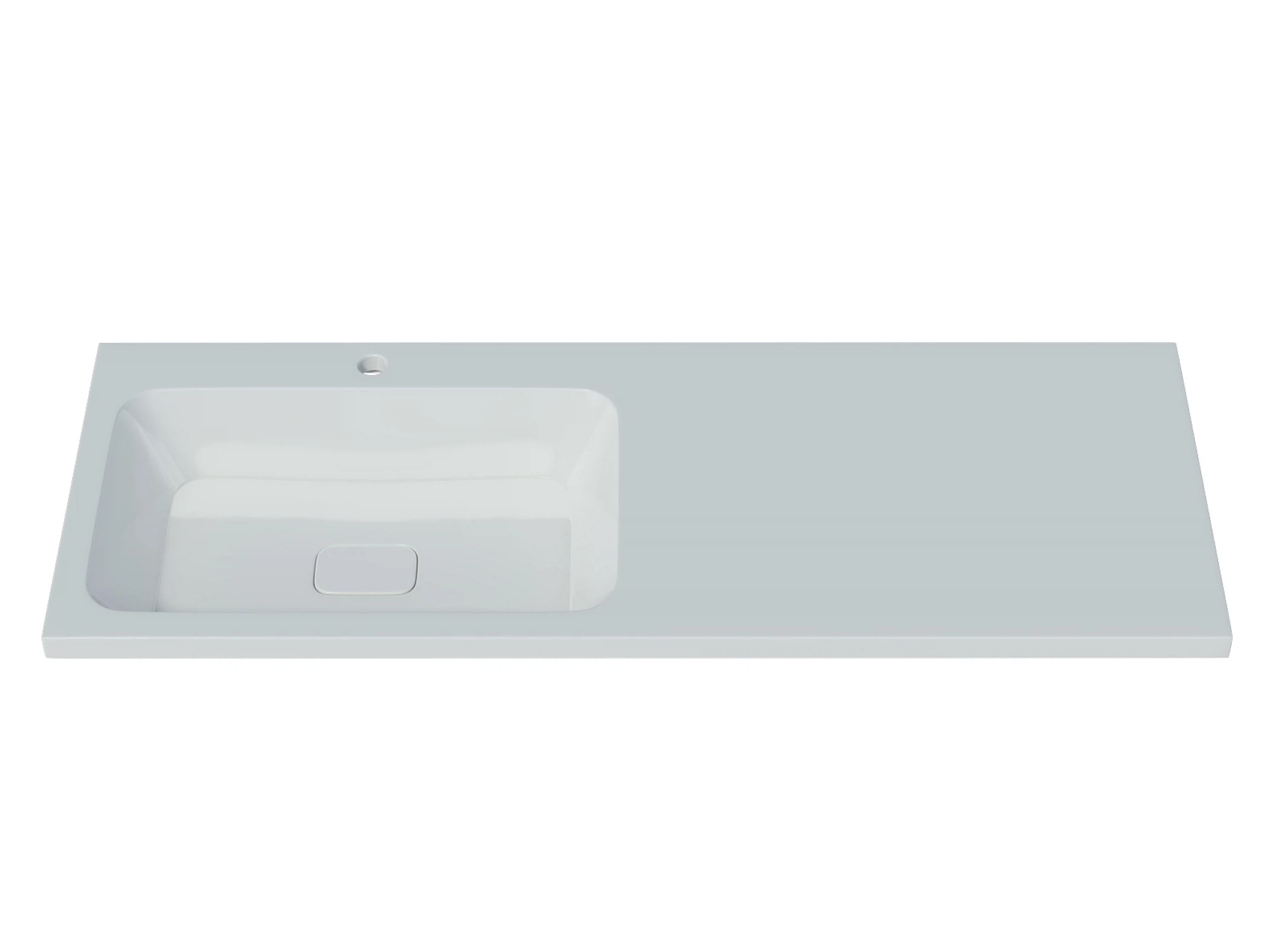 Изображение товара Раковина над стиральной машиной Kamilla 130 левая, искусственный мрамор