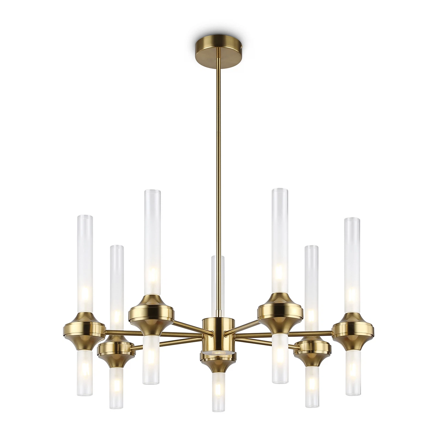 Изображение товара Люстра на штанге AMBRELLA LIGHT LH55360 с 10 и более ламп 30 Вт IP20 латунь модерн
