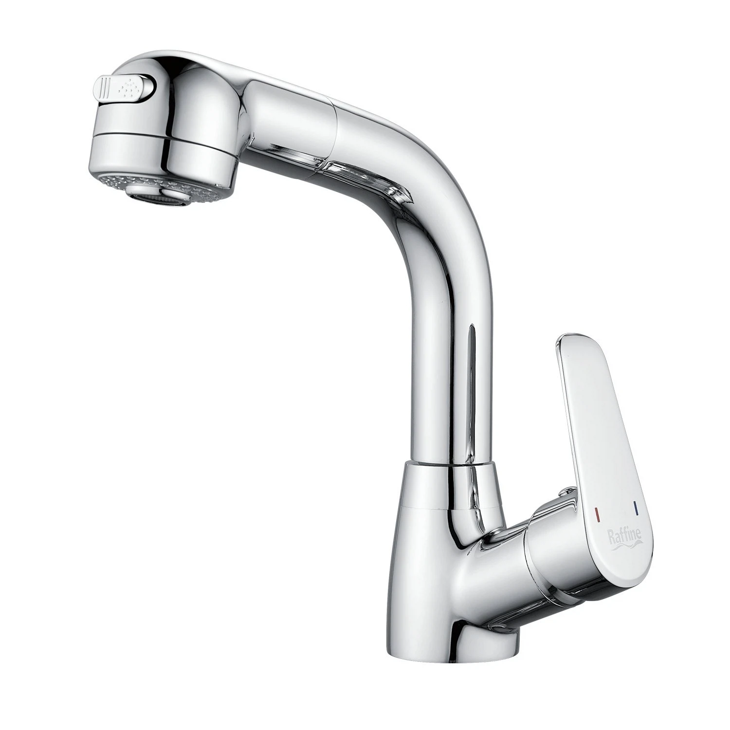 Изображение товара Raffine F291 смеситель для умывальника, хром, выдвижной излив