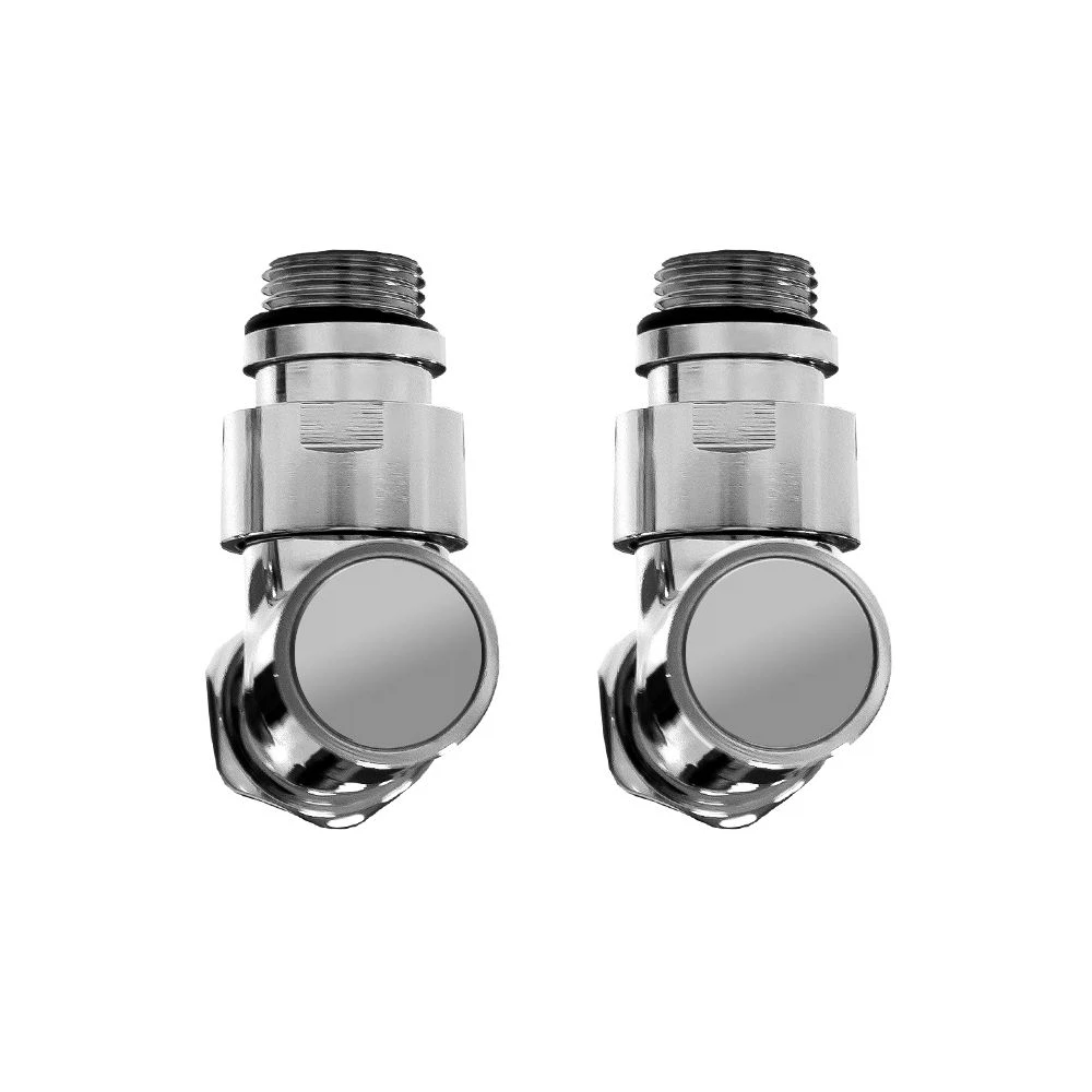 Изображение товара Кран для полотенцесушителя Energy угловой 1/2'' - 3/4'' хром запорный регулятор