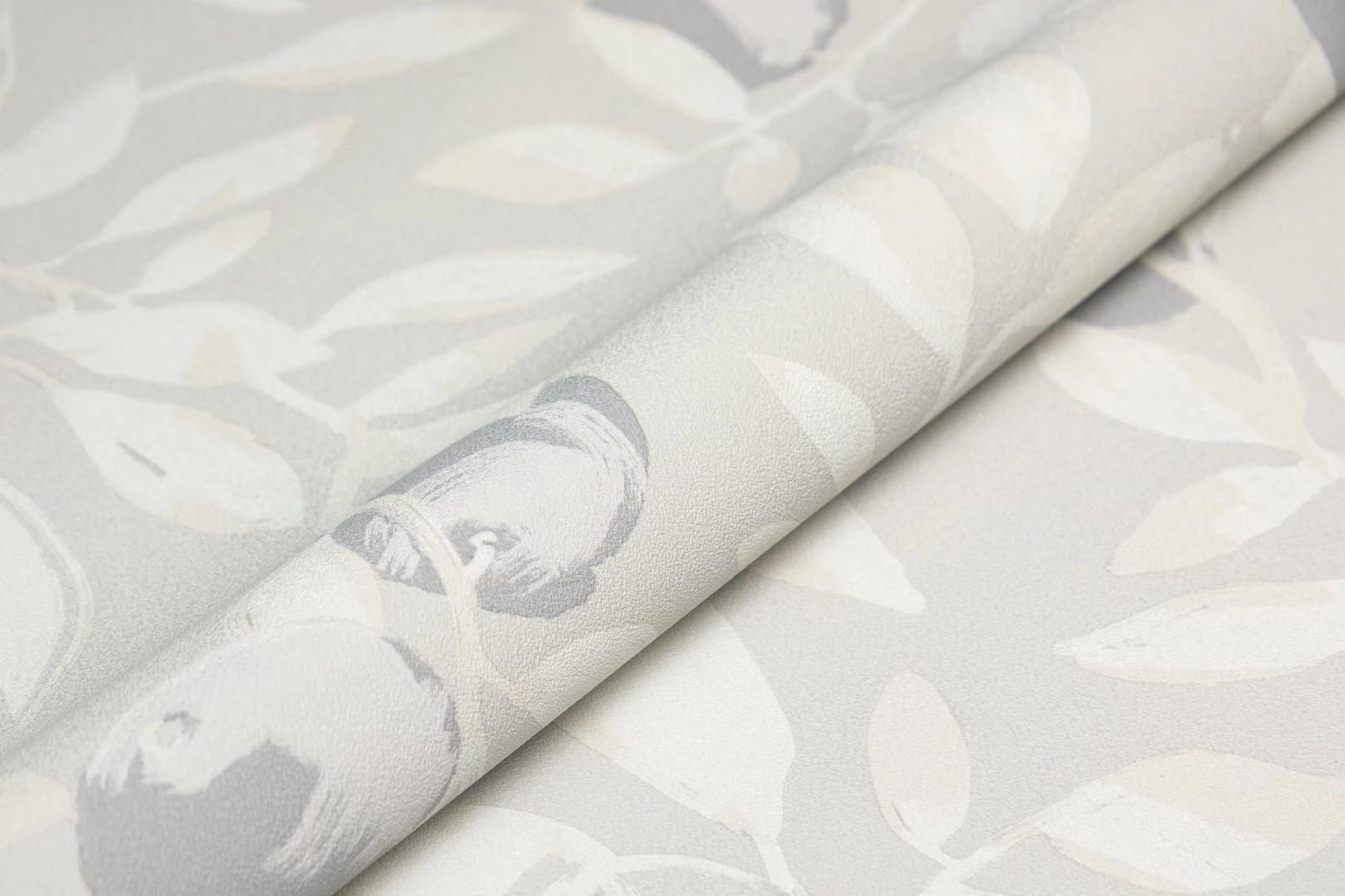 Изображение товара Обои виниловые Kerama Marazzi Шафран мотив серый 10м