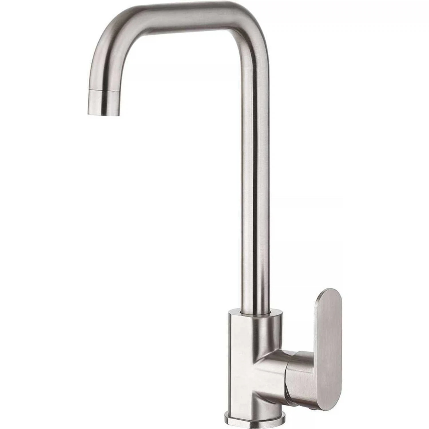 Изображение товара Рычажный смеситель для кухни Fashun A54 сатин, длинный излив