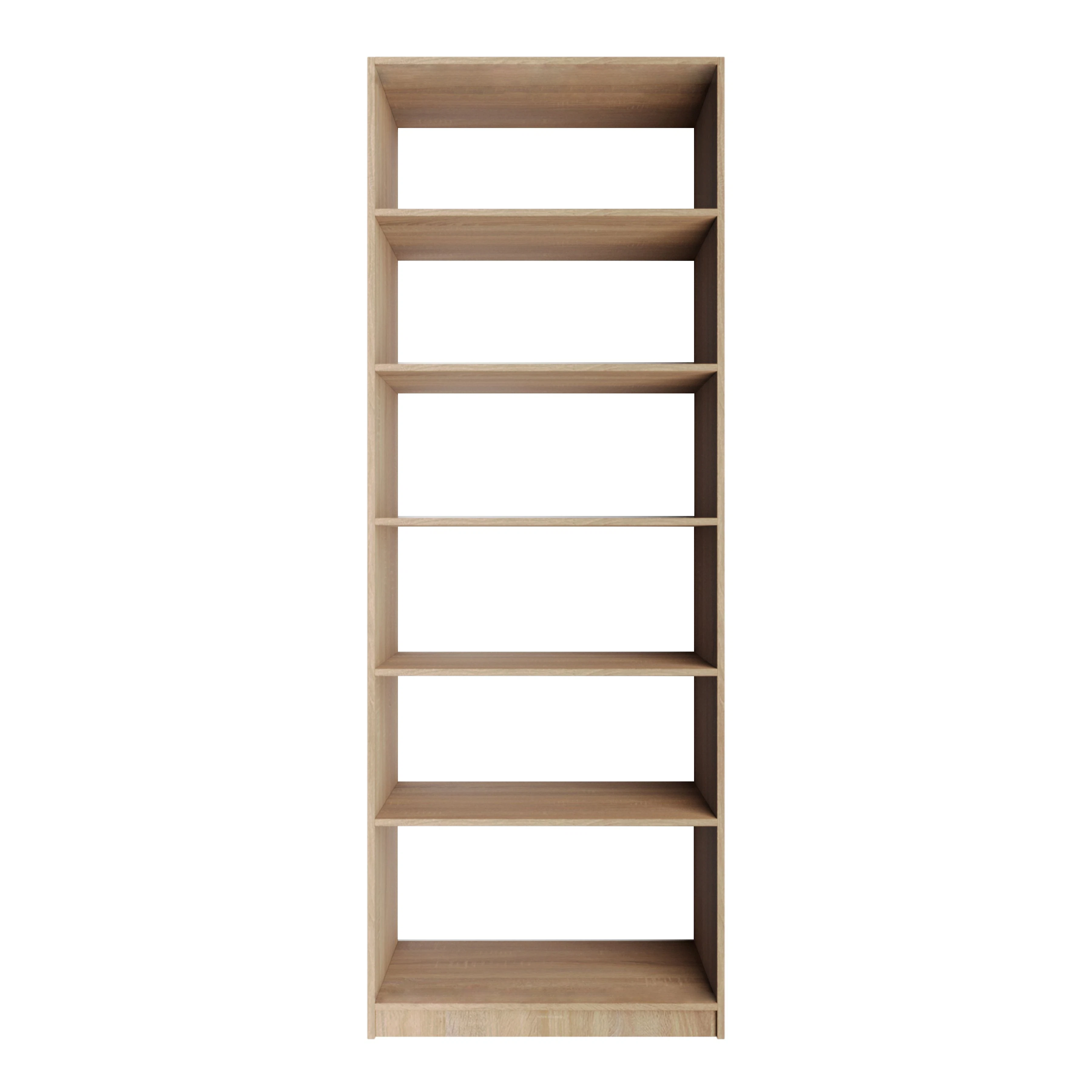 Изображение товара Модуль прямой с полками Гардеробная Локер 81х51х220 бежевый Е1