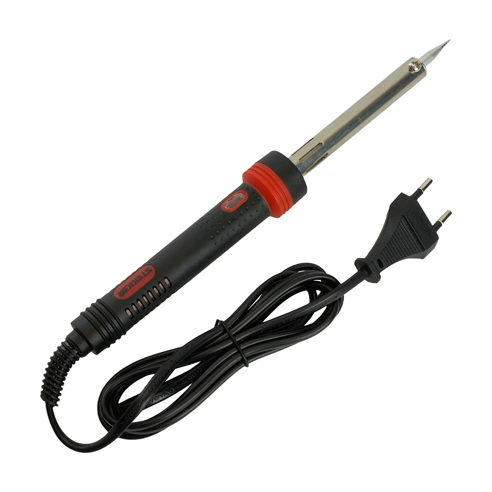 Изображение товара Паяльник STEKKER PLE301-60 60W с индикатором нагрева и долговечным жалом