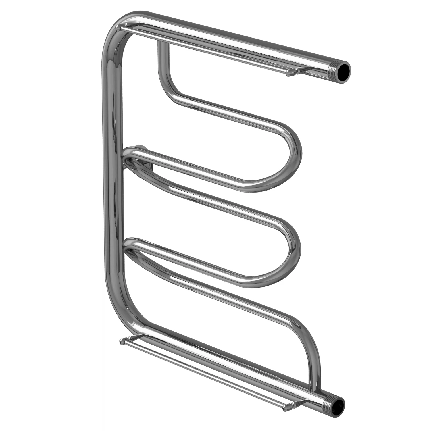 Изображение товара Полотенцесушитель MIXLINE SIMPLE PM2 50х50 1'' с полкой из нержавеющей стали хром