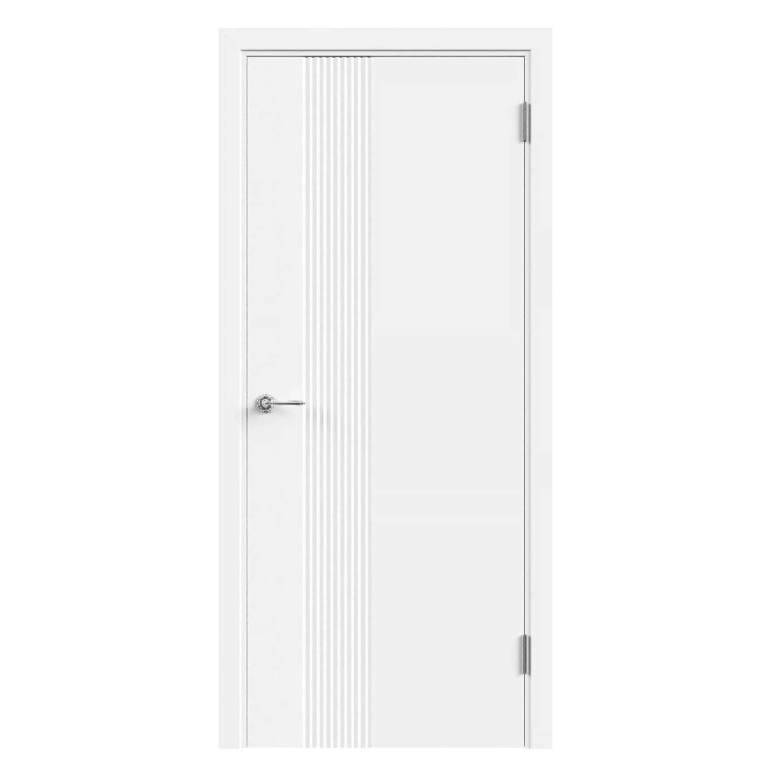 Изображение товара Дверь межкомнатная эмаль SCANDI 3D 1 глухая белая современная Россия