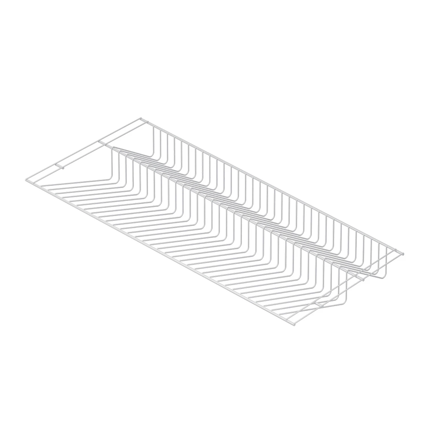 Изображение товара Двууровневая полка для обуви Larvij белая 903x404 мм L9443WH