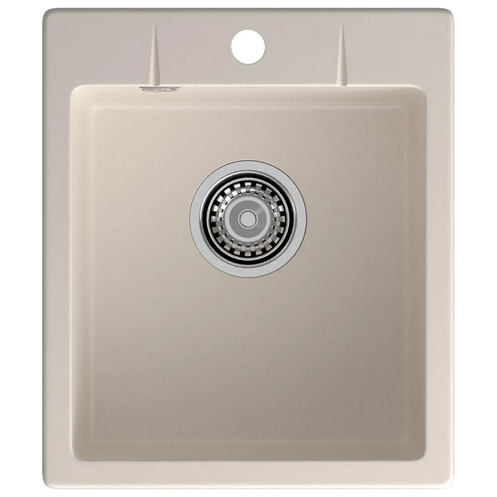 Изображение товара Кухонная мойка GranFest URBAN 242, белый, кварц