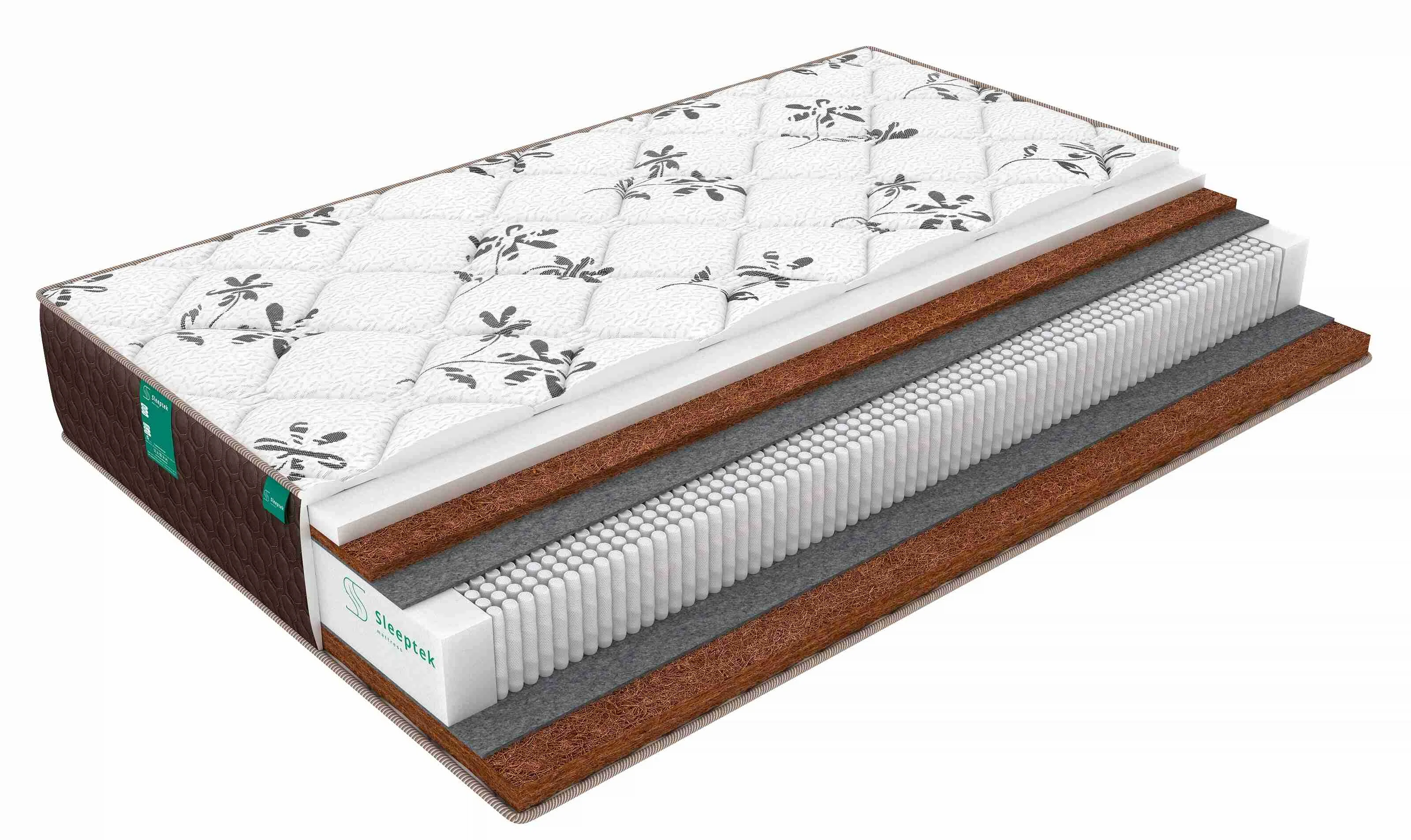 Изображение товара Матрас Sleeptek Lux FoamStrong Cocos 80x200 см - ортопедический независимый пружинный