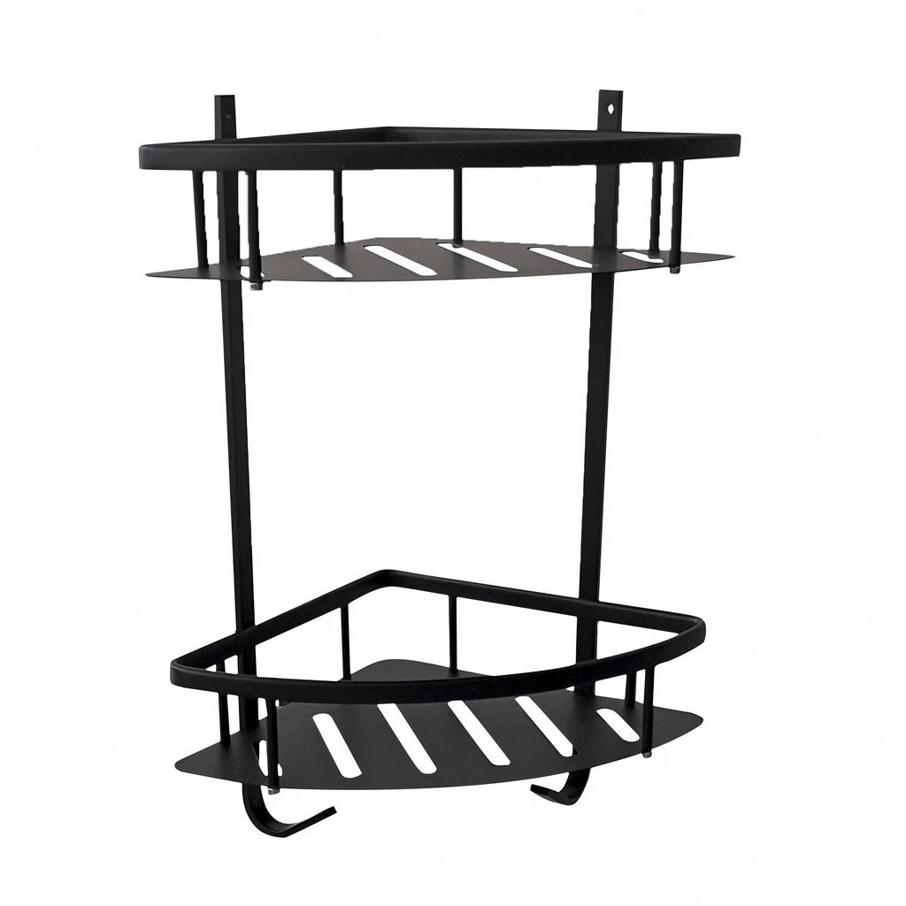 Изображение товара Полочка угловая Rav Slezak YUKON YUA0800CMAT черный функциональная настенная