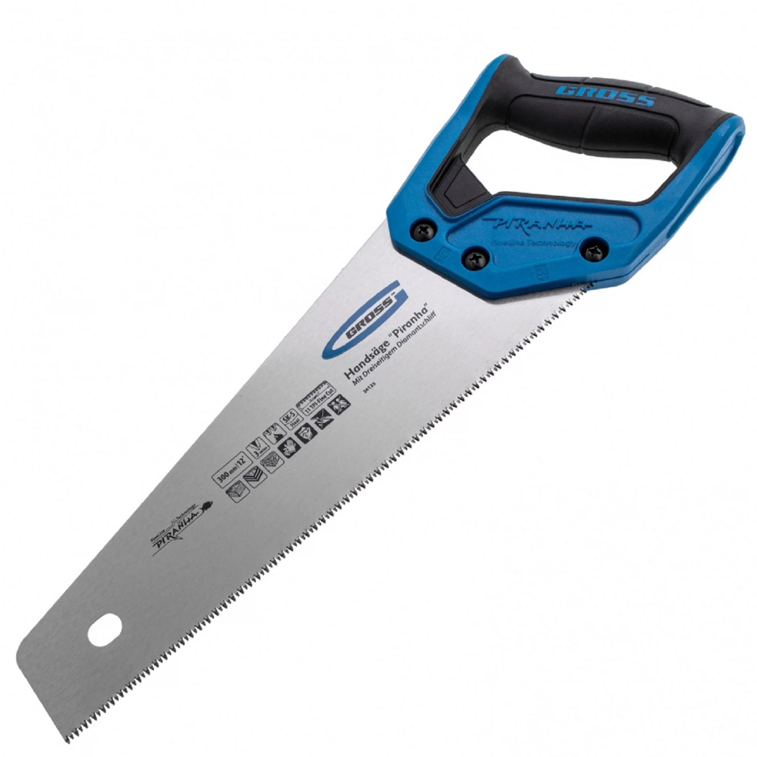 Изображение товара Профессиональная ножовка по дереву PIRANHA 300 мм 11 TPI двухкомпонентная рукоятка