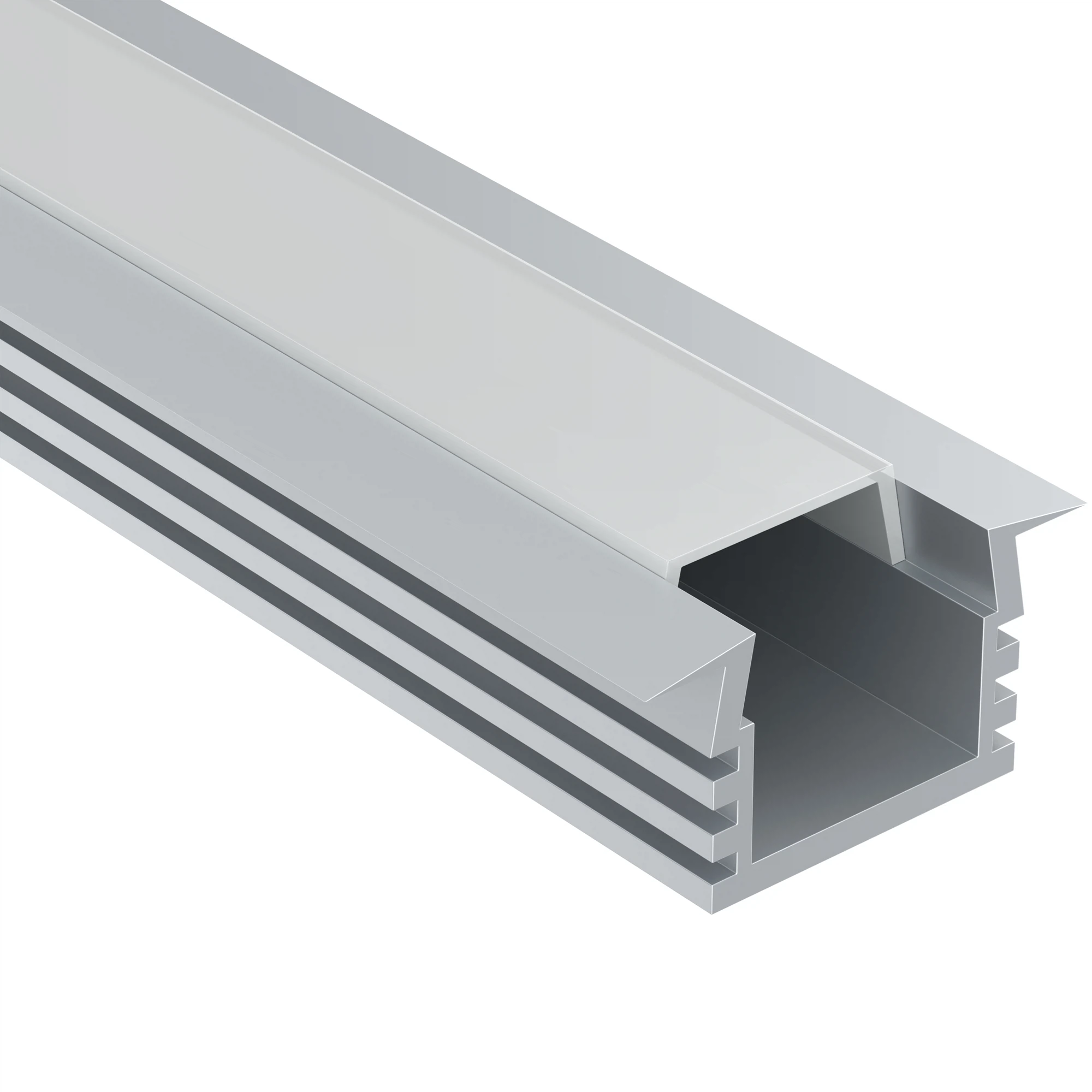 Изображение товара Встраиваемый профиль для LED-ленты ALM006S-2M, серебро, Maytoni Led Strip