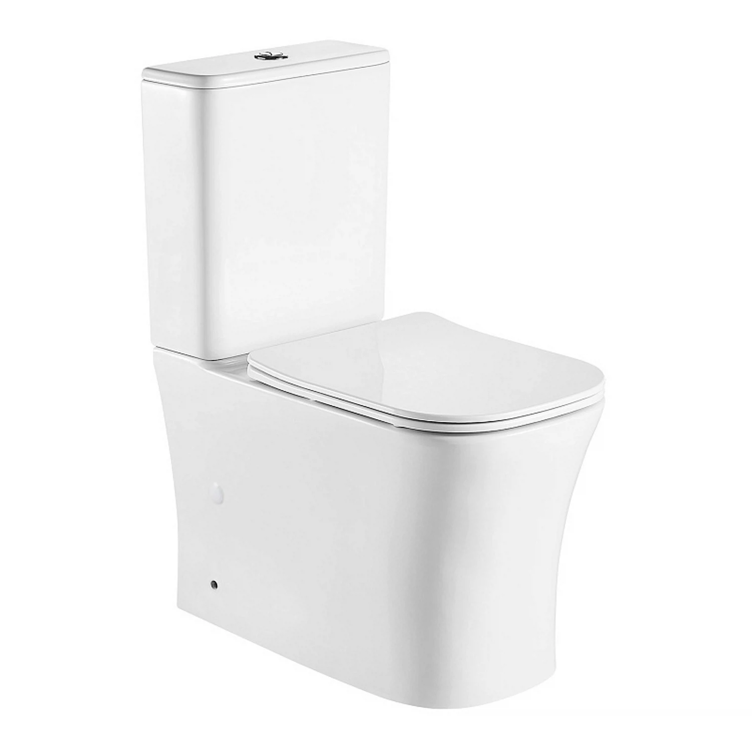 Изображение товара Унитаз напольный безободковый Azario Anteo Square AZ-1218A с микролифтом