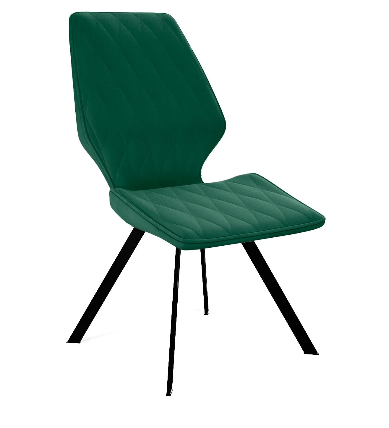 Изображение товара Стул DikLine 242M K13 изумруд, ножки черные