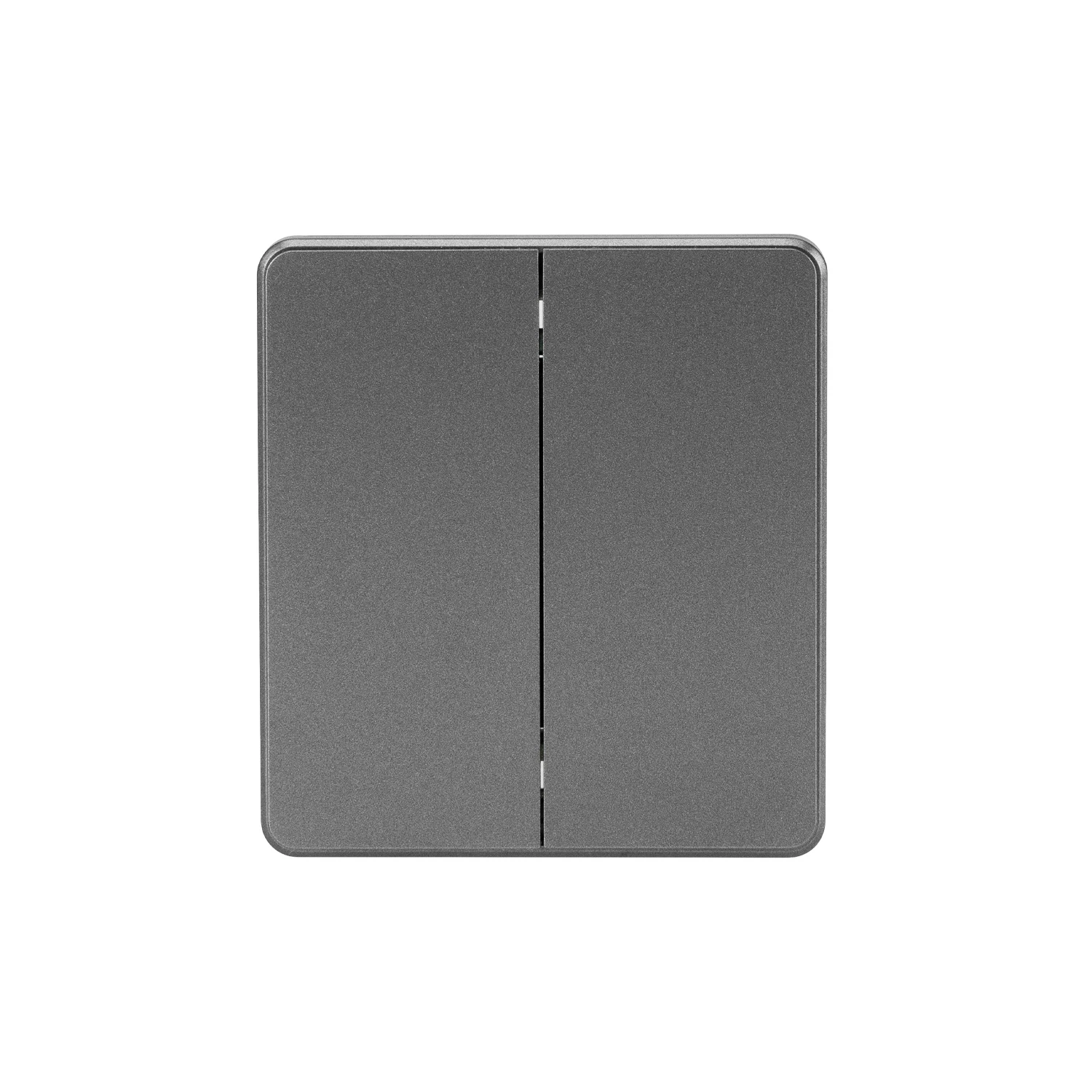 Изображение товара Выключатель ROUND 2 кл перекрестный (переключатель) 10А с/у титан KRANZ