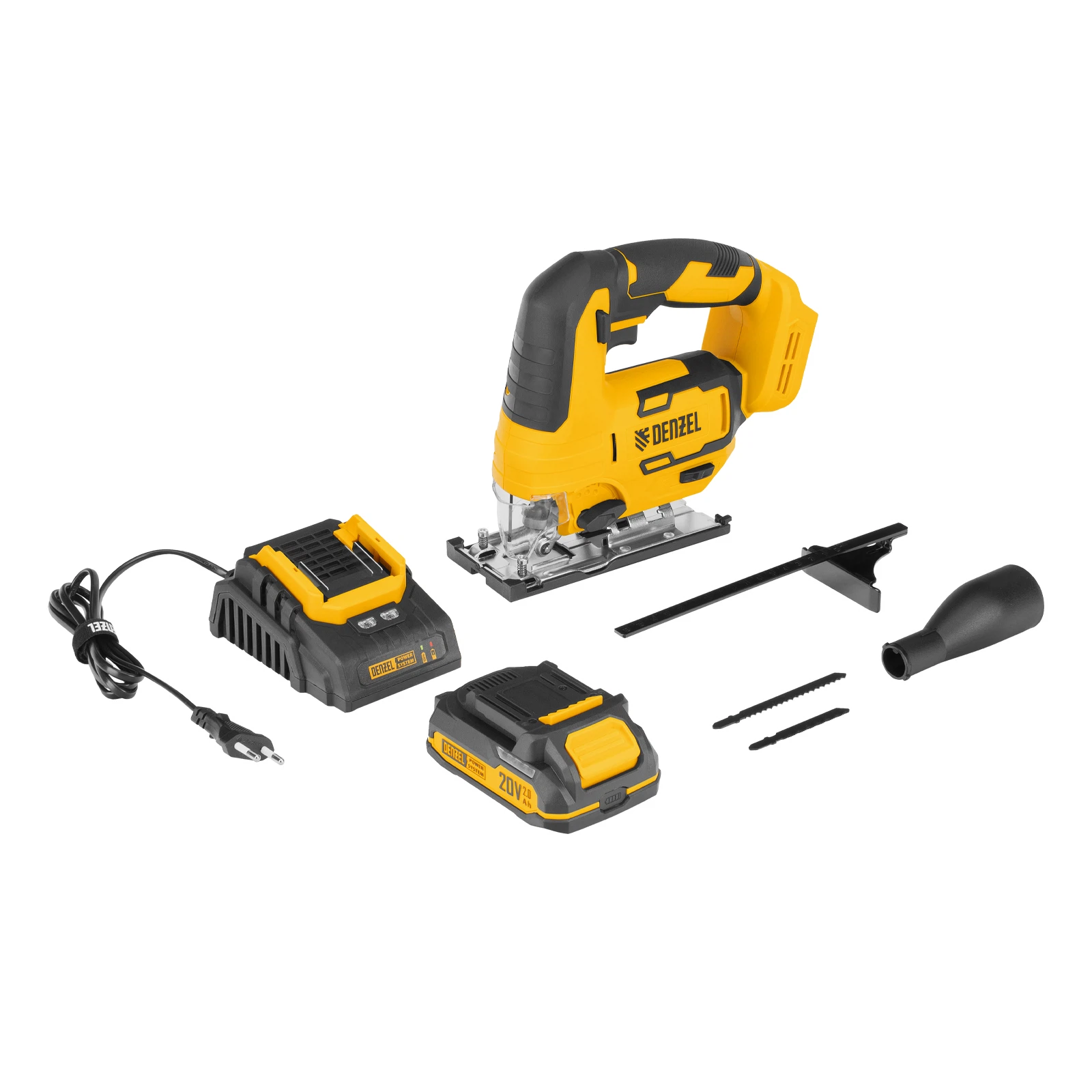 Изображение товара Аккумуляторный лобзик Denzel CJH-20-80 27205 20 В, регулируемый ход