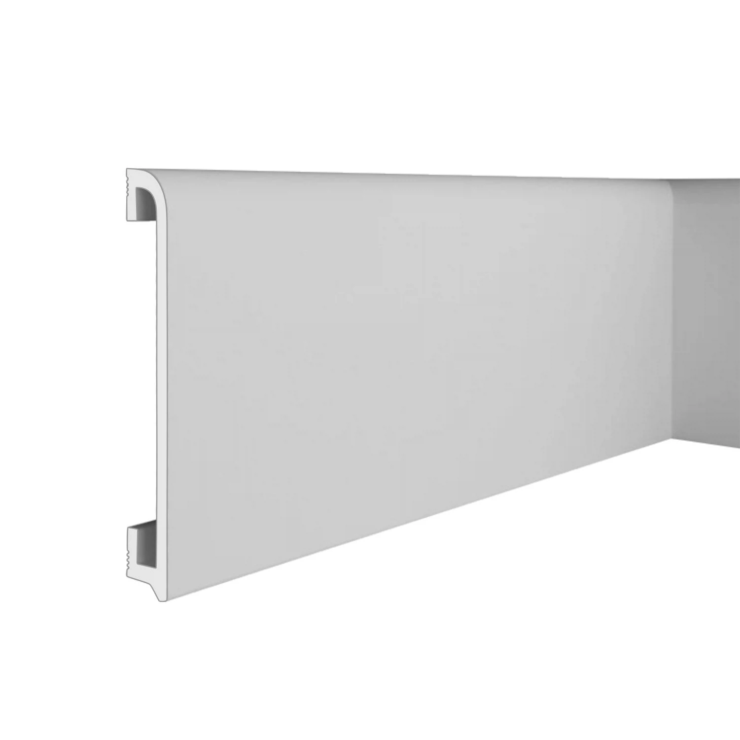 Изображение товара Плинтус напольный ударопрочный дюрополимер 2000х16х80мм