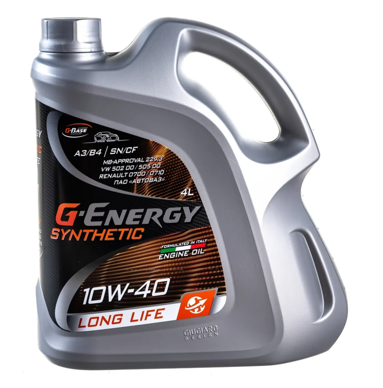 Изображение товара Масло моторное G-Energy Synthetic Long Life 10W-40 4л для бензиновых и дизельных двигателей